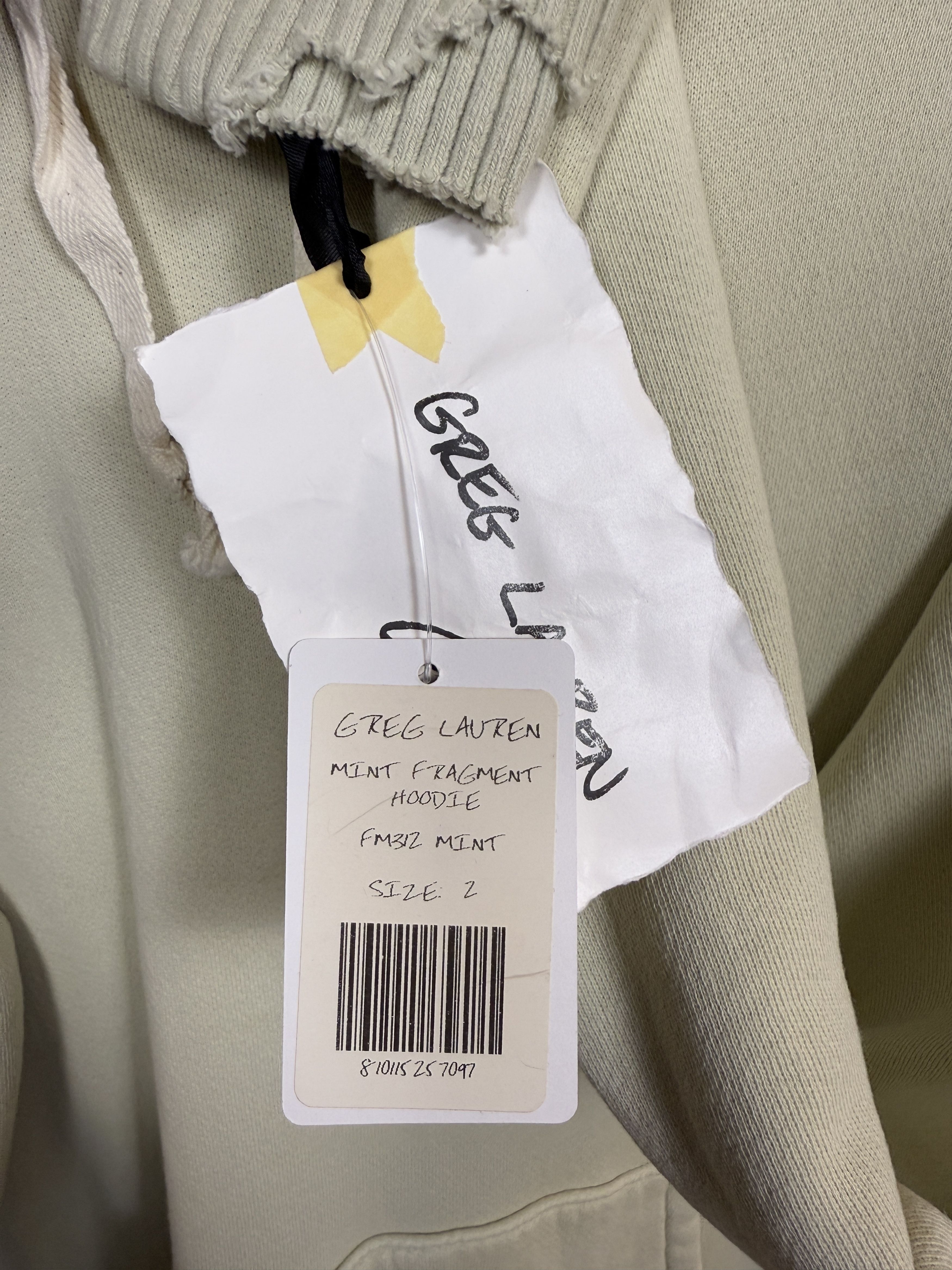 Greg Lauren Greg Lauren Mint Fragment Hoodie 2 Size US M / EU 48-50 / 2 - 7 Thumbnail