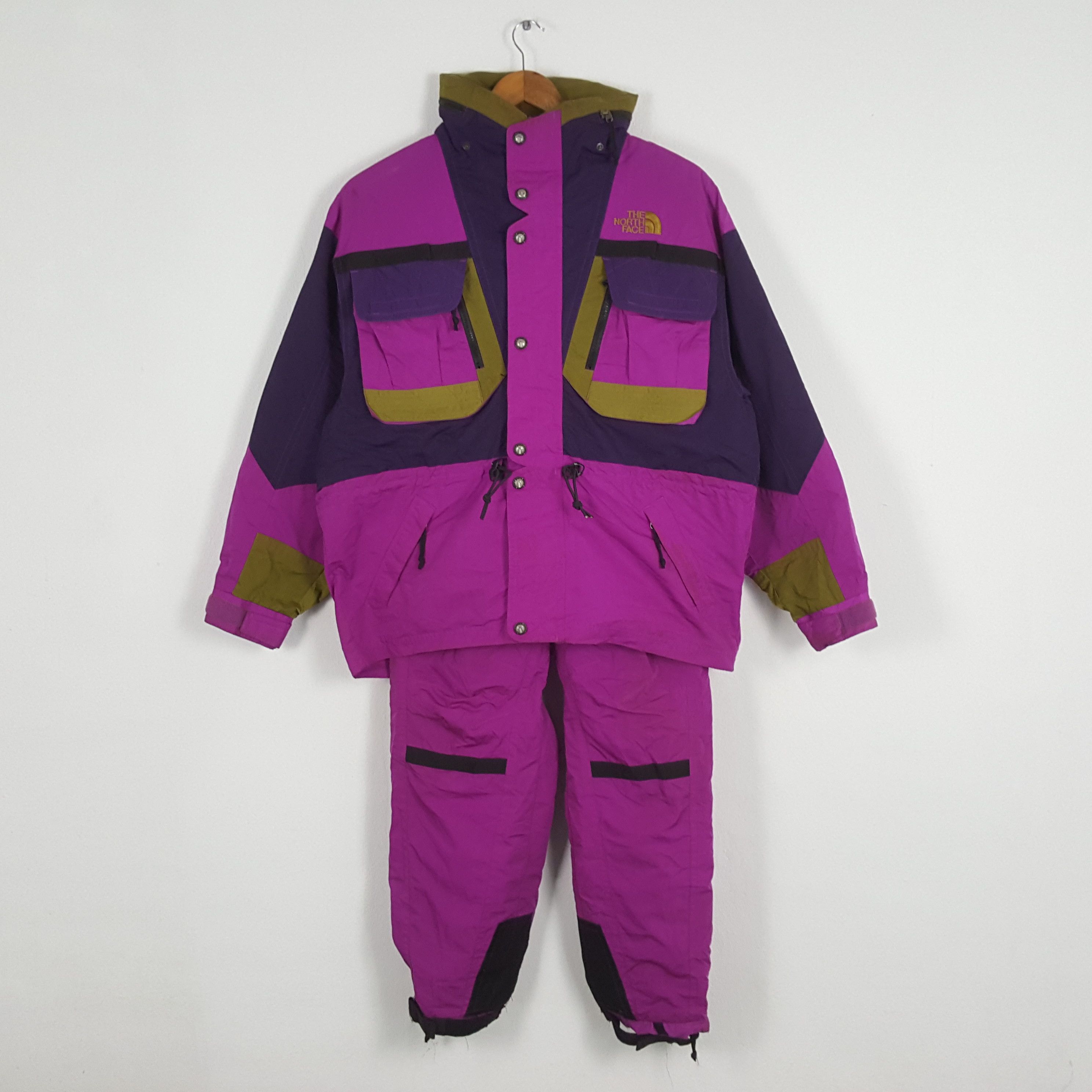 The North Face × Vintage Vintage THE NORTH FACE Outdoor Winter Set Jacket Size US XL / EU 56 / 4 - 1 Thumbnail