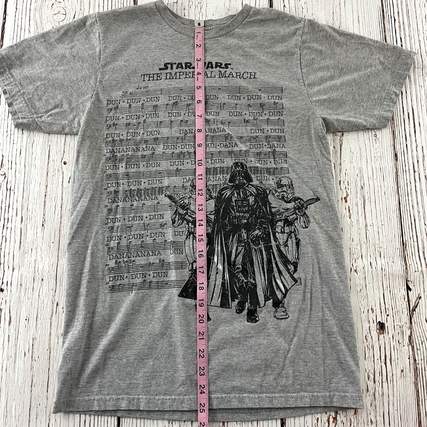 Star Wars Star Wars Imperial March Short Sleeve T Shirt Men's M Gray Shirt Star Wars Darth Vader Mens M Gray Size US M / EU 48-50 / 2 - 3 Thumbnail