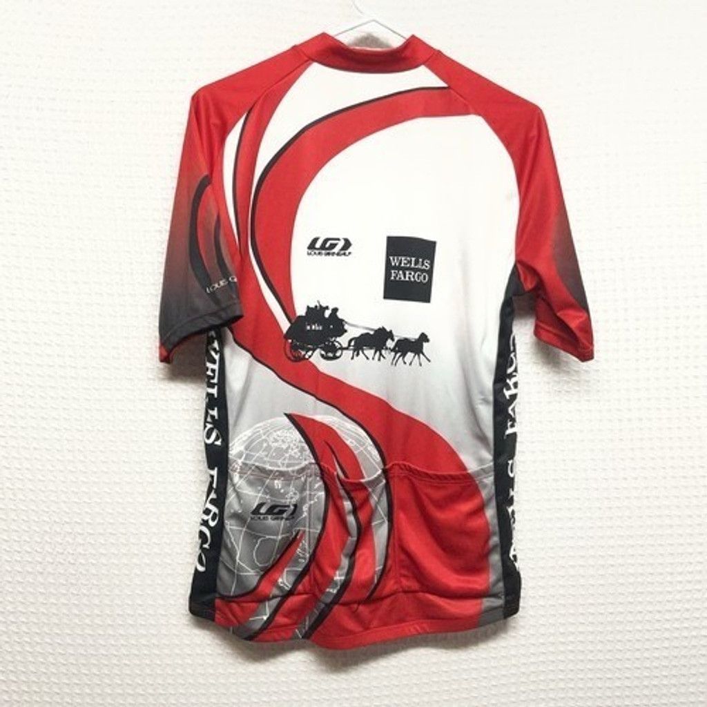 Other Louis Garneau Wells Fargo 1/2 Zip Cycling Jersey Shirt Men L Size US L / EU 52-54 / 3 - 5 Thumbnail