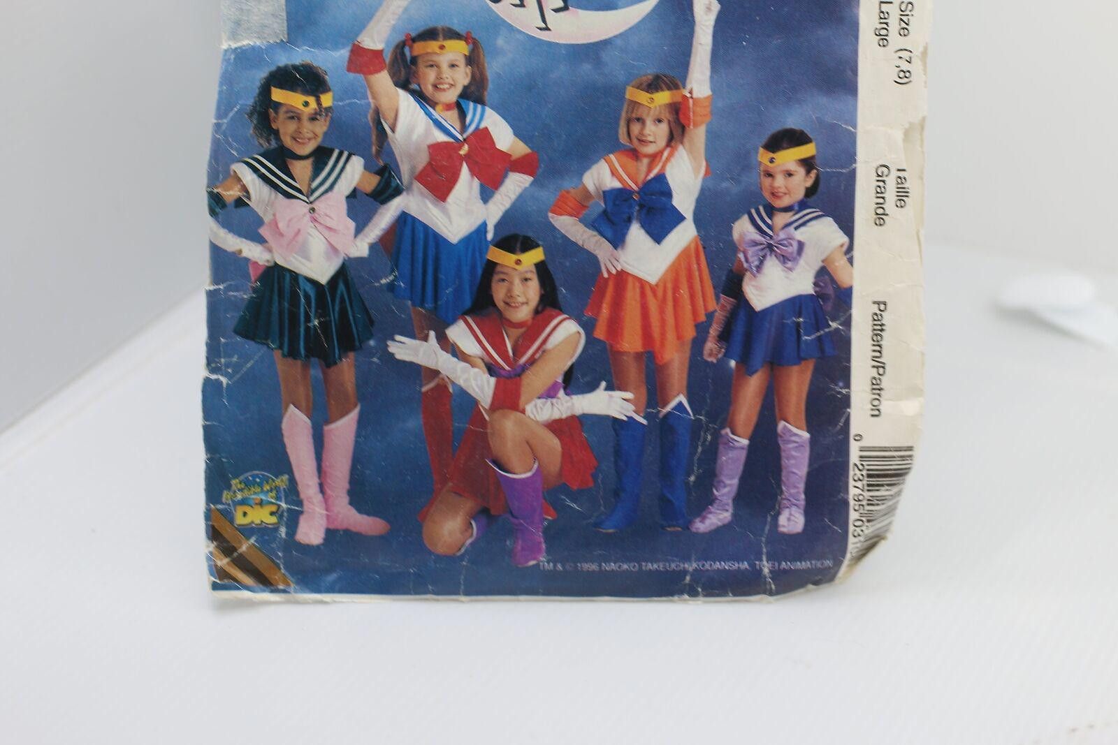Other McCall's 7859 HTF Sewing Pattern SailorMoon Costume Girl 7-8 Size ONE SIZE - 3 Thumbnail