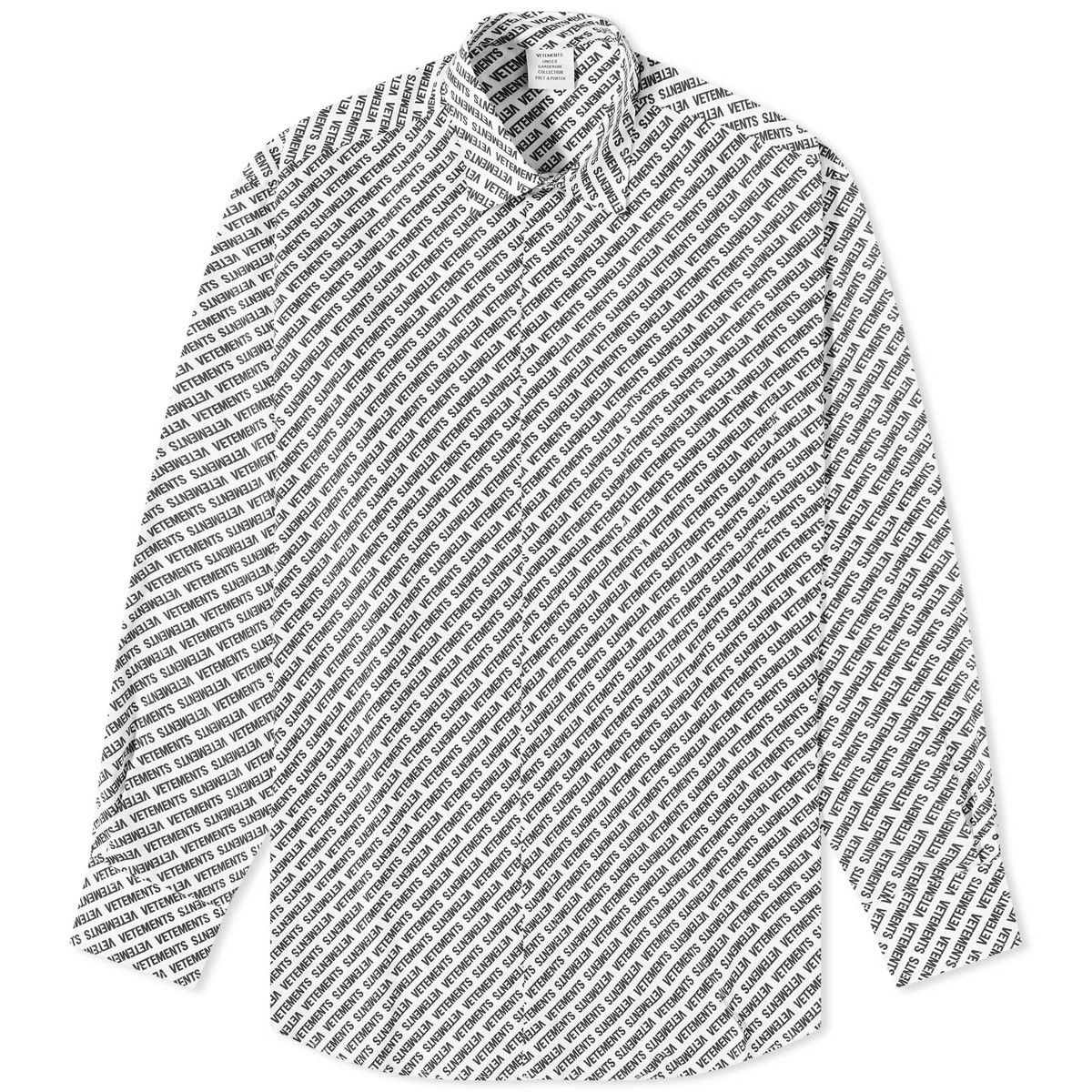 Vetements Vetements Oversized Logo-print Shirt | Grailed