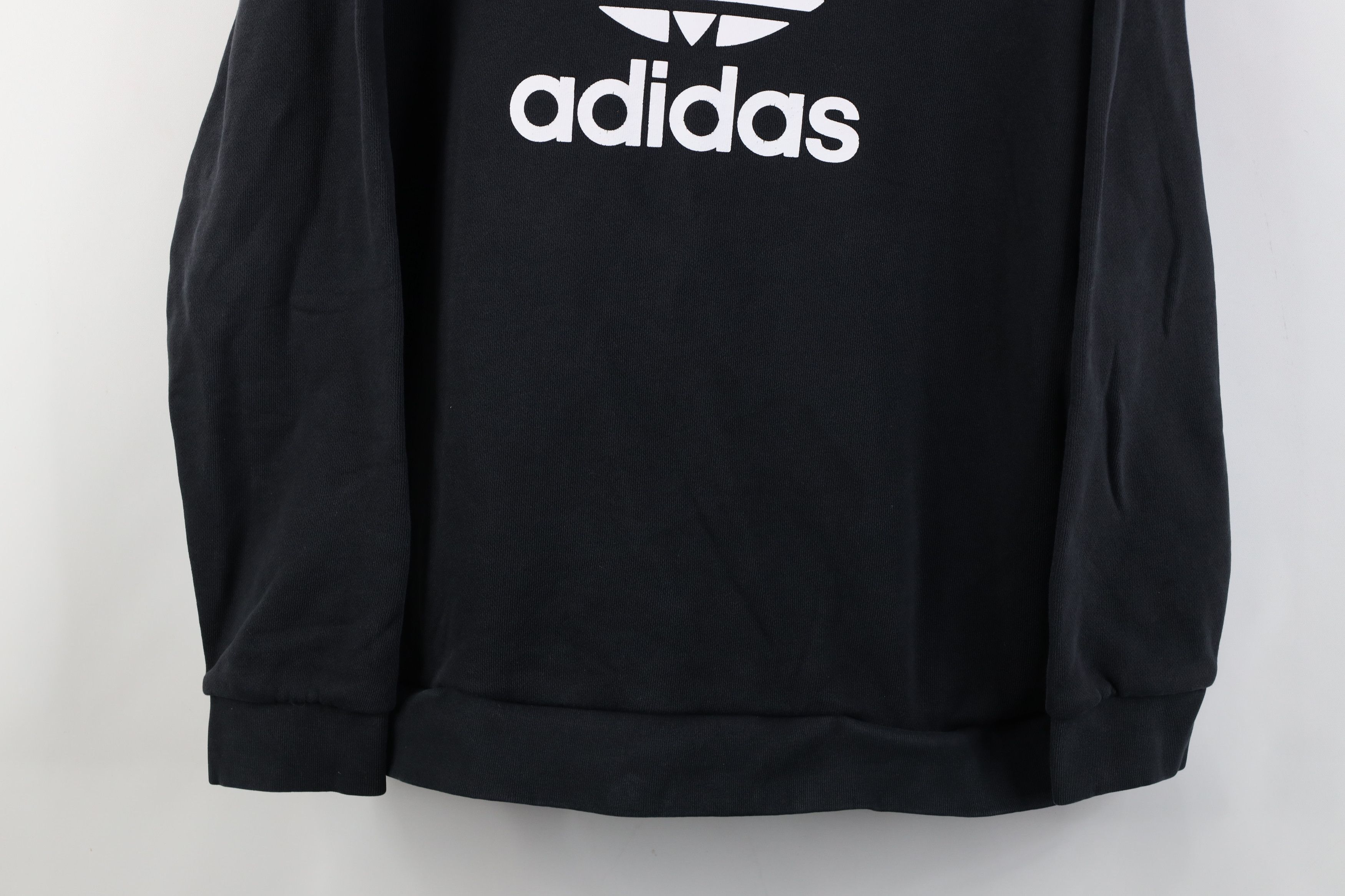 Adidas Vintage Y2K Adidas Spell Out Heavyweight Hoodie Sweatshirt Size US L / EU 52-54 / 3 - 3 Thumbnail