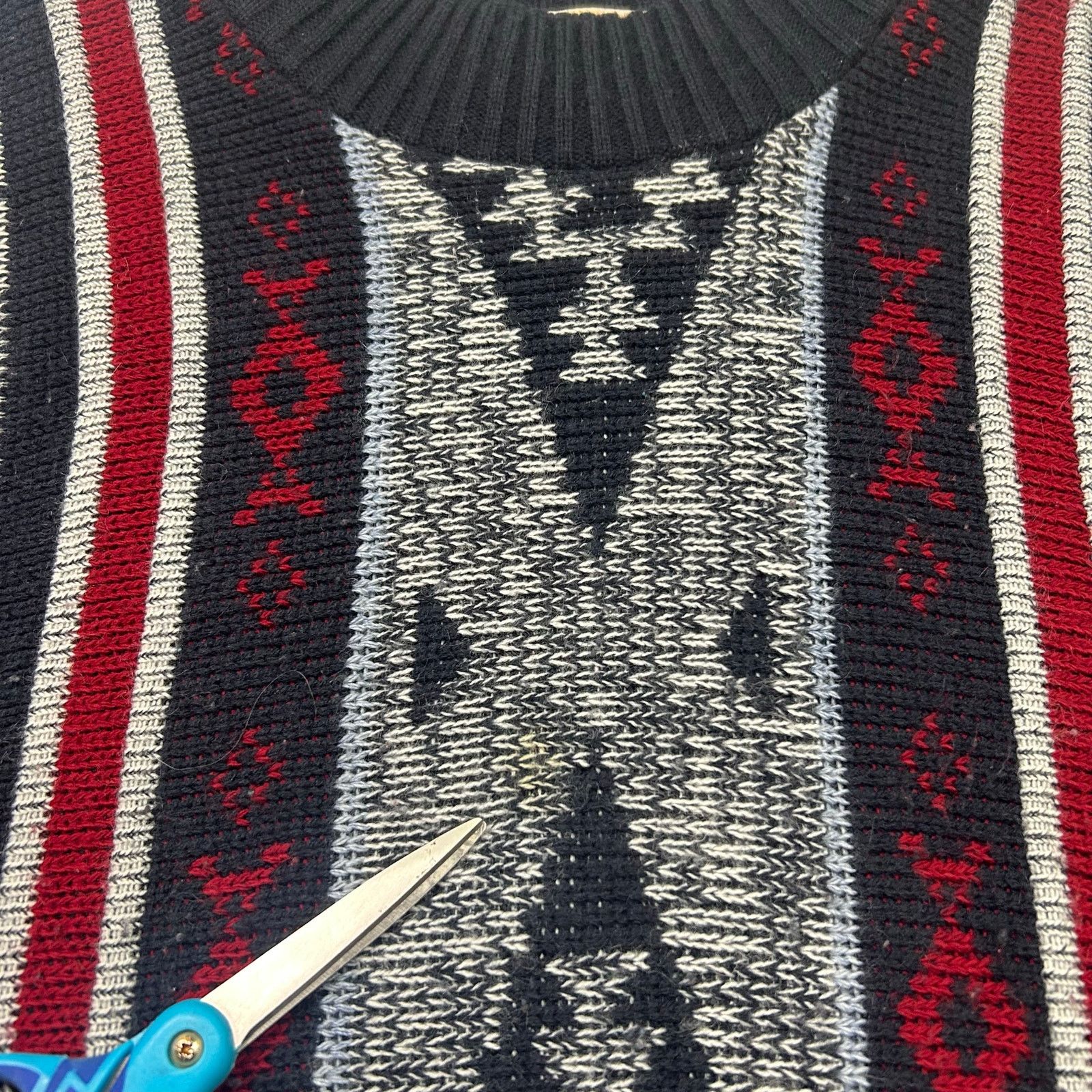 Vintage Vintage 1980s Clifton Place Knit Crewneck Sweater Size M / US 6-8 / IT 42-44 - 3 Thumbnail