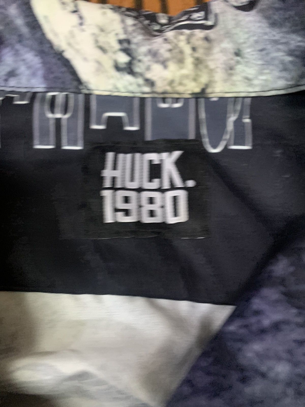 Vintage Huck 1980 Skull Printed Riders Size US L / EU 52-54 / 3 - 3 Thumbnail