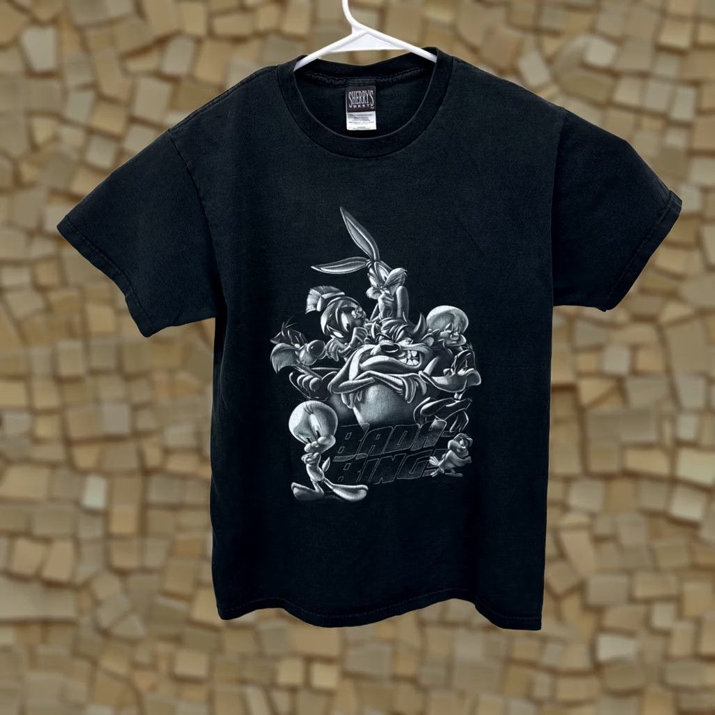 Vintage VINTAGE Sherry’s 90s Looney Tunes T-shirt Mafia Black Medium Shirts Mens Size US M / EU 48-50 / 2 - 1 Thumbnail