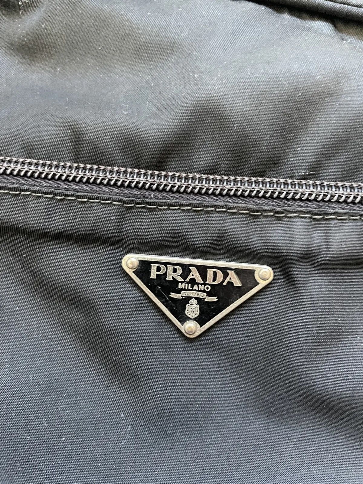 Prada VINTAGE BLACK PRADA NYLON SHOULDER BAG Size ONE SIZE - 2 Thumbnail
