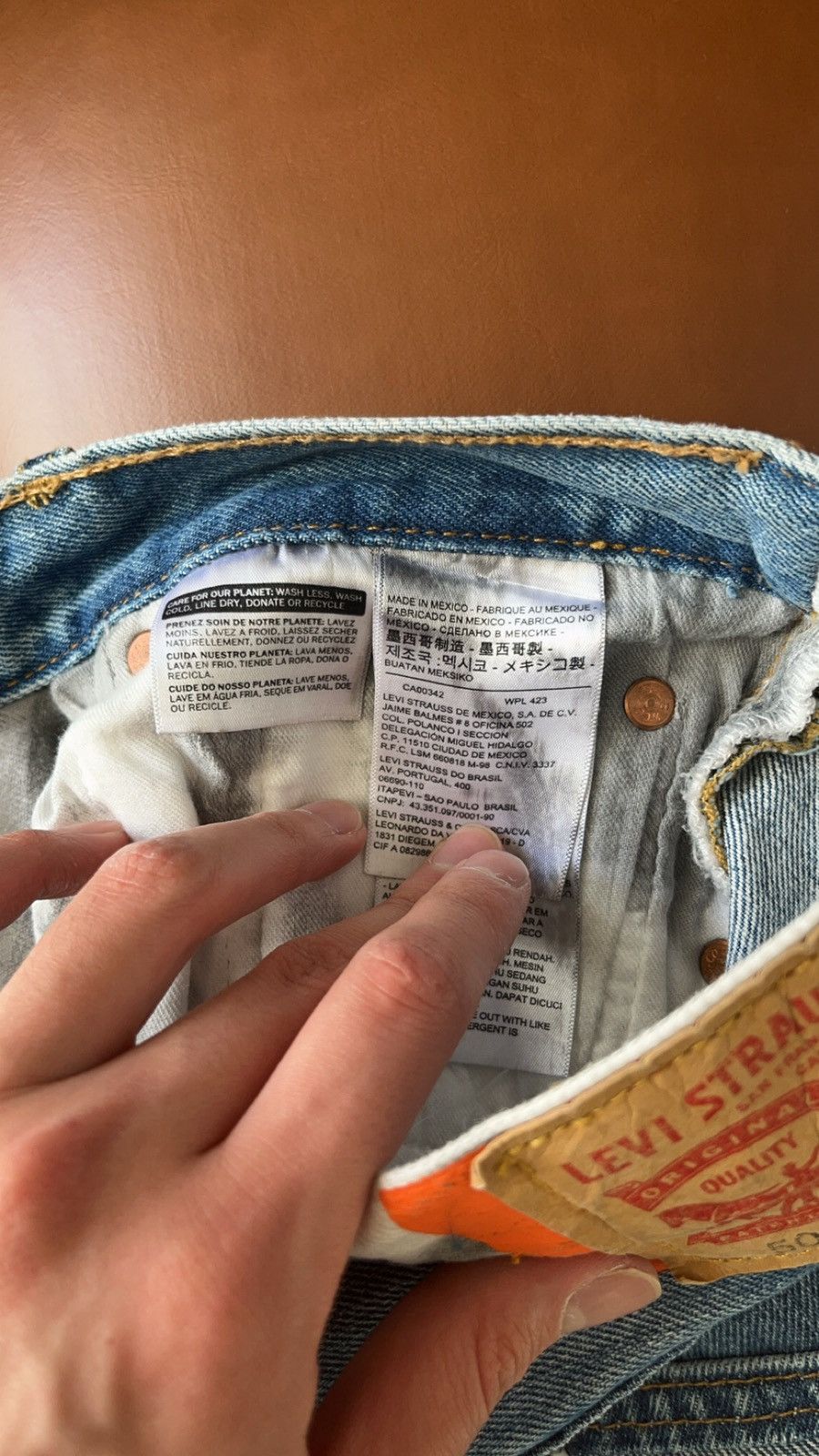 Heron Preston × Levi's Heron Preston Levi's 501 Denim Collab Size US 30 / EU 46 - 8 Thumbnail