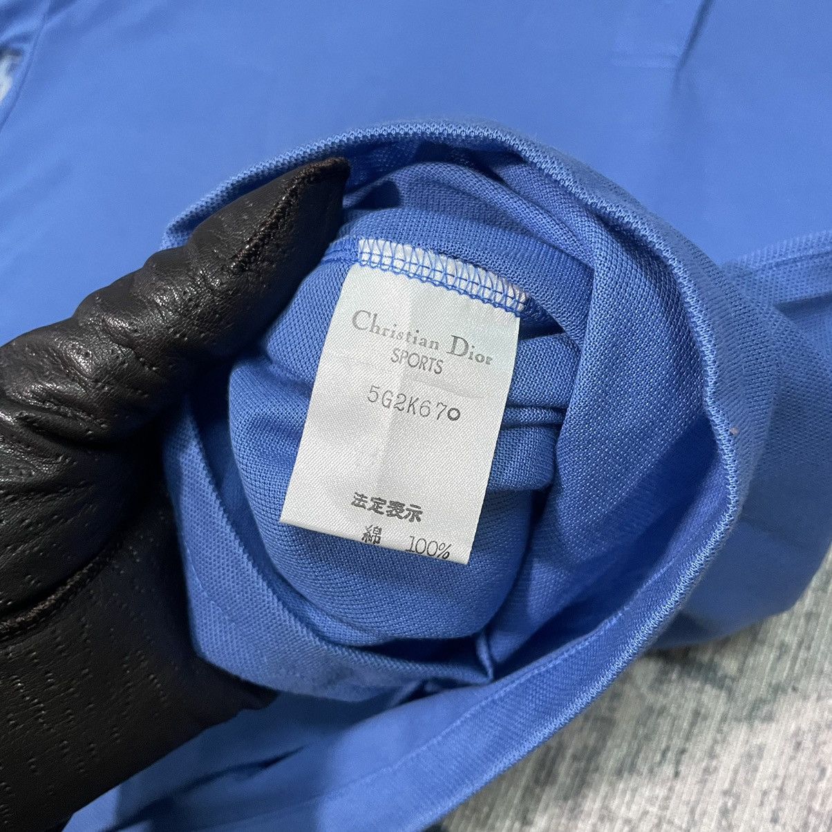 Dior Vintage Christian Dior Sports Archive Blue Polo Collar Shirt Size US S / EU 44-46 / 1 - 12 Thumbnail