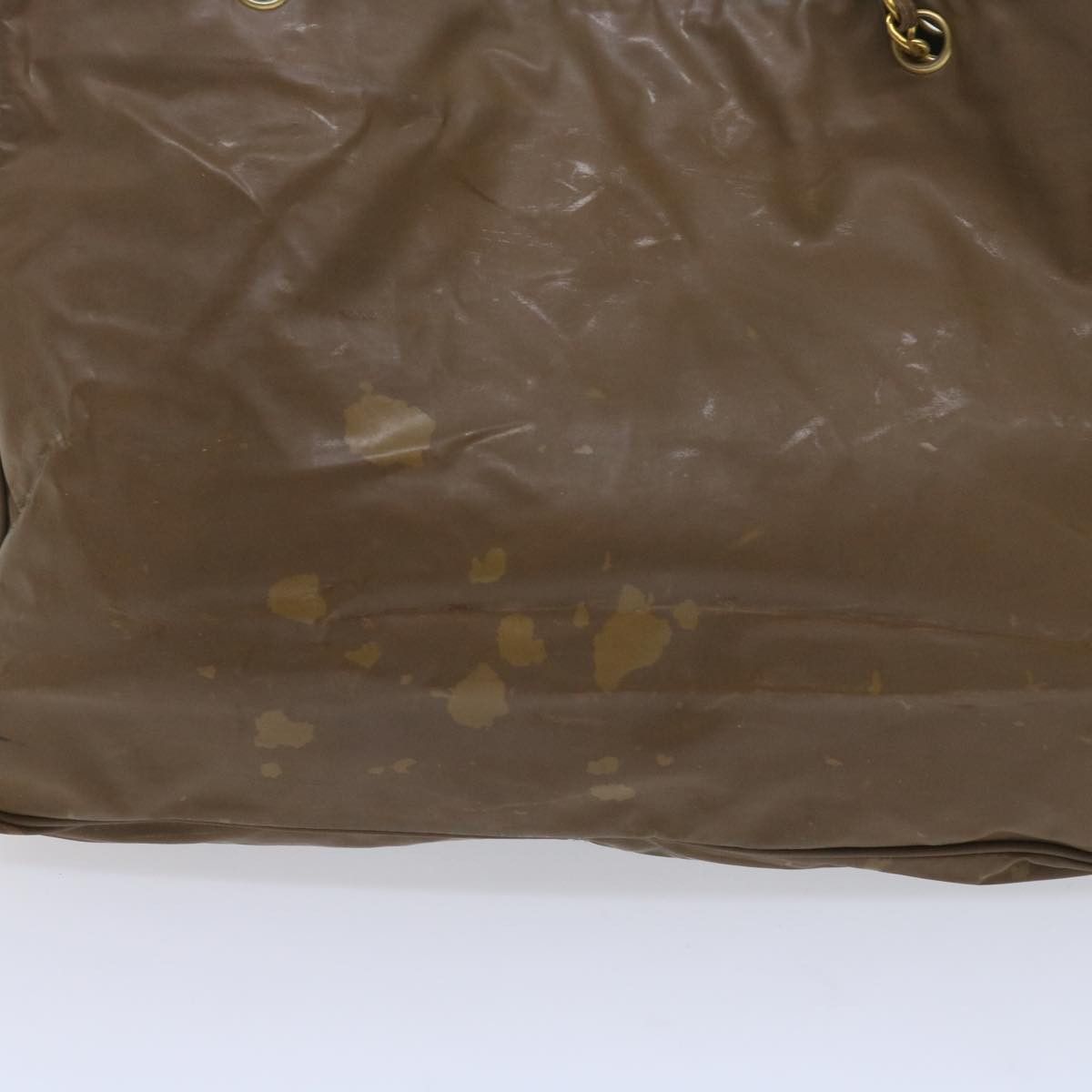 Chanel CHANEL Chain Shoulder Bag Patent Leather Brown CC Size ONE SIZE - 3 Thumbnail