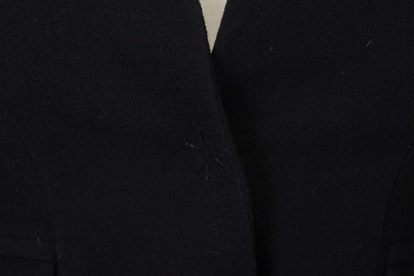 Designer Claudie Pierlot Black Snap Front Blazer Jacket Size 36 Size M / US 6-8 / IT 42-44 - 6 Thumbnail