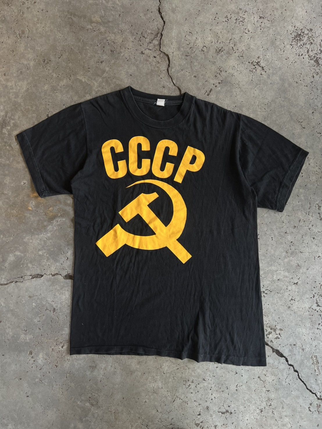 Vintage Vintage CCCP Shirt Distressed Grunge Size US S / EU 44-46 / 1 - 1 Thumbnail