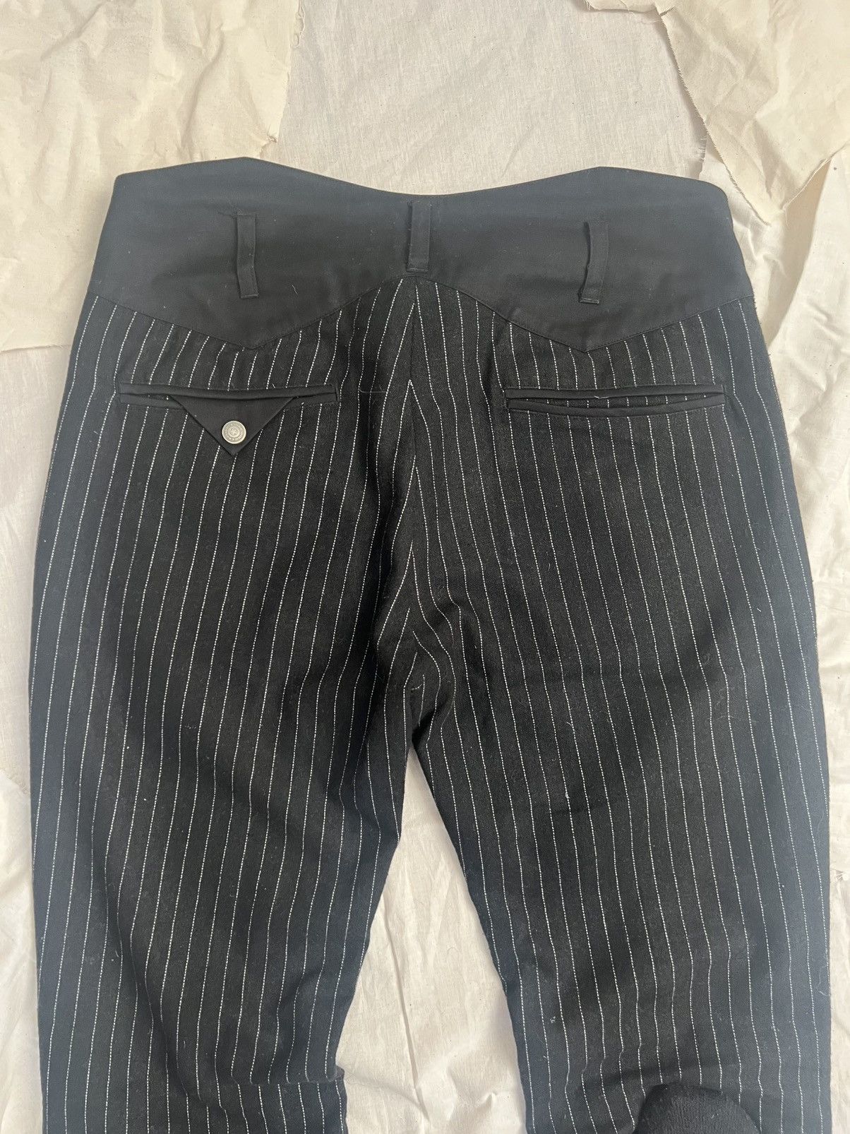 Japanese Brand Blutenblatt cumperbund wool pants Size US 32 / EU 48 - 4 Thumbnail