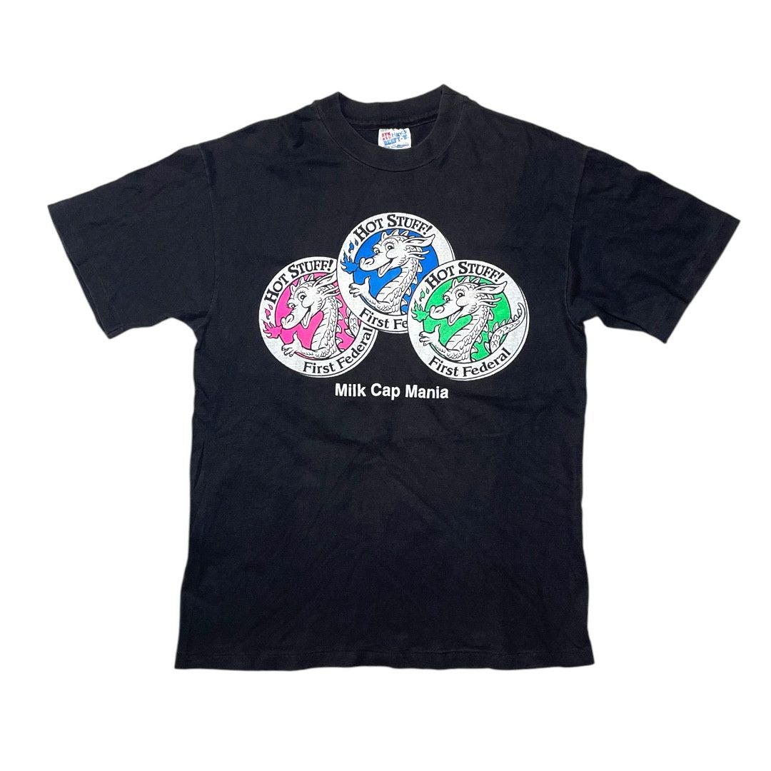 Vintage Vintage 90s Milk Cap Mania tee Size US M / EU 48-50 / 2 - 1 Thumbnail