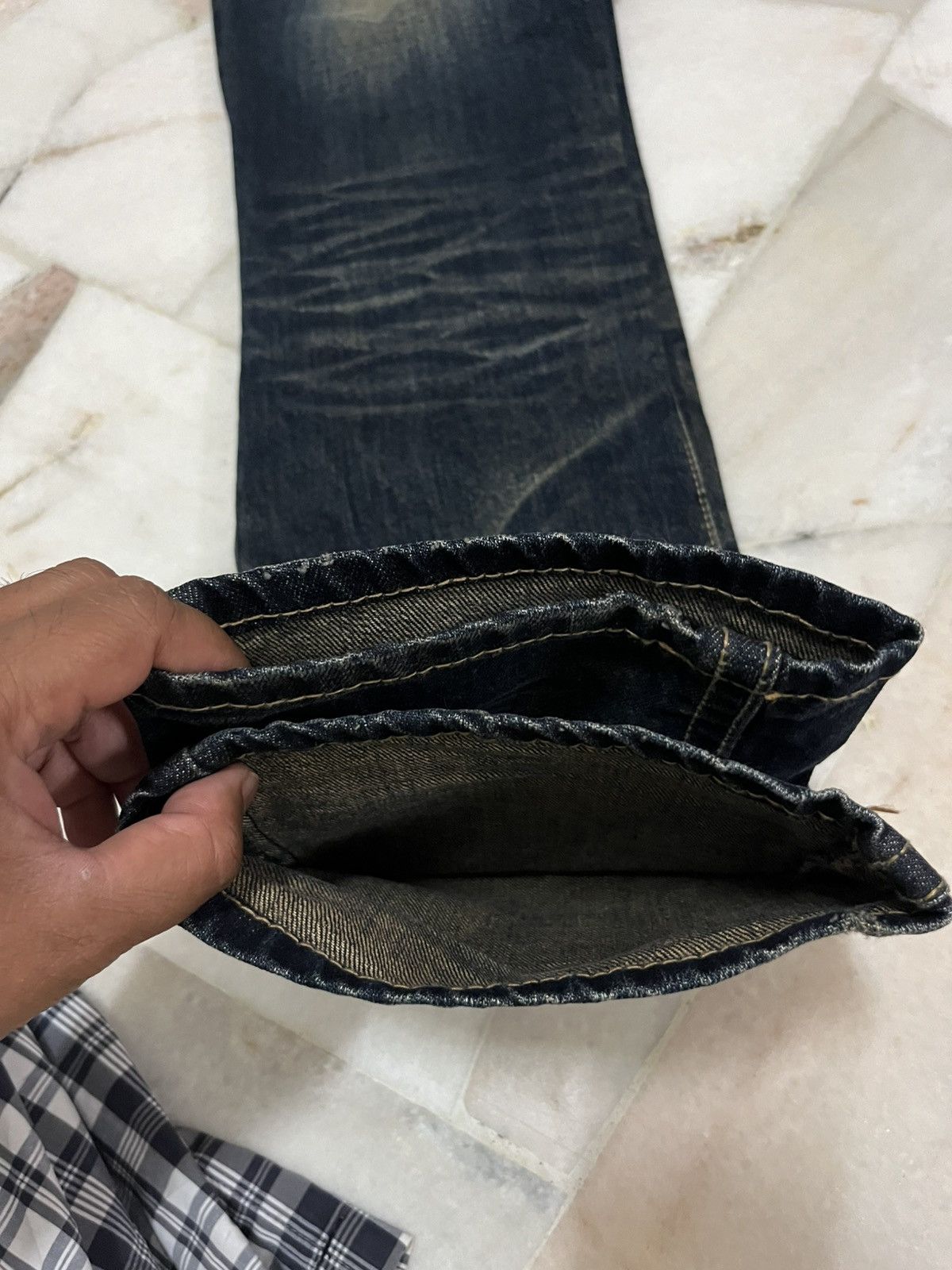 Japanese Brand Yoshitomo Nara Lolita Denim Jeans Size US 30 / EU 46 - 20 Thumbnail