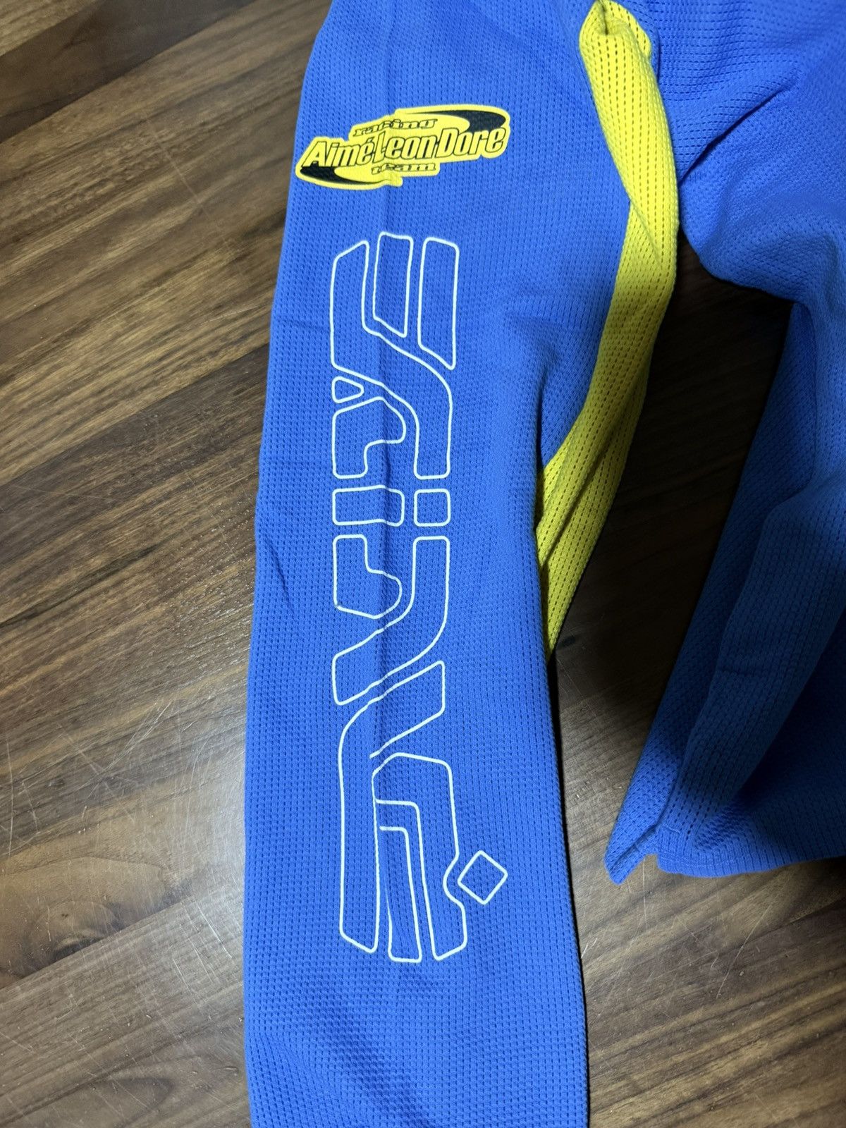 Aime Leon Dore Aime Leon Dore Long-Sleeve Mesh Waverunner Tee Blue Size XXL Size US XXL / EU 58 / 5 - 10 Thumbnail