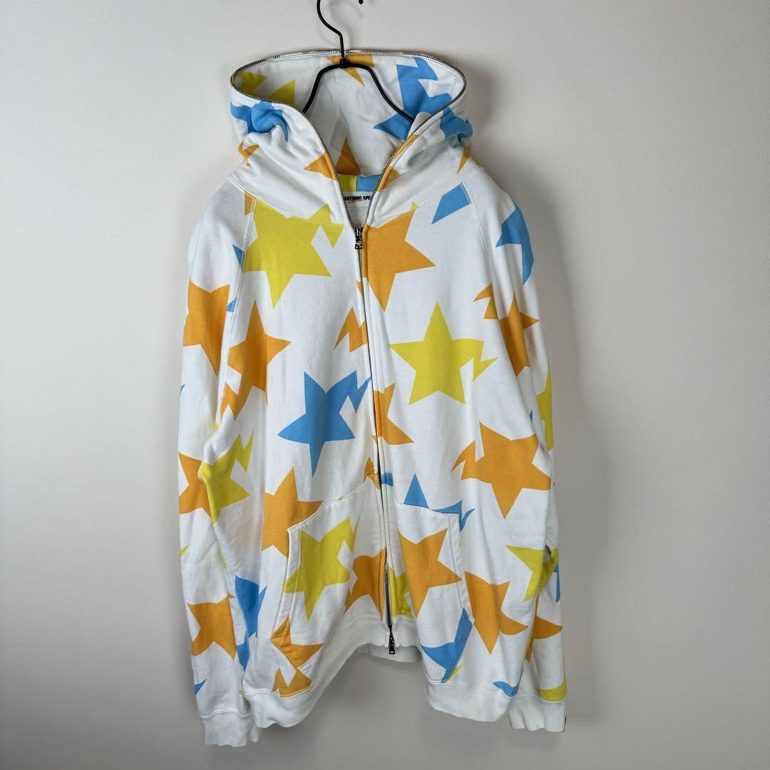 Bape Sapporo Sta Pattern Full Zip Hoodie