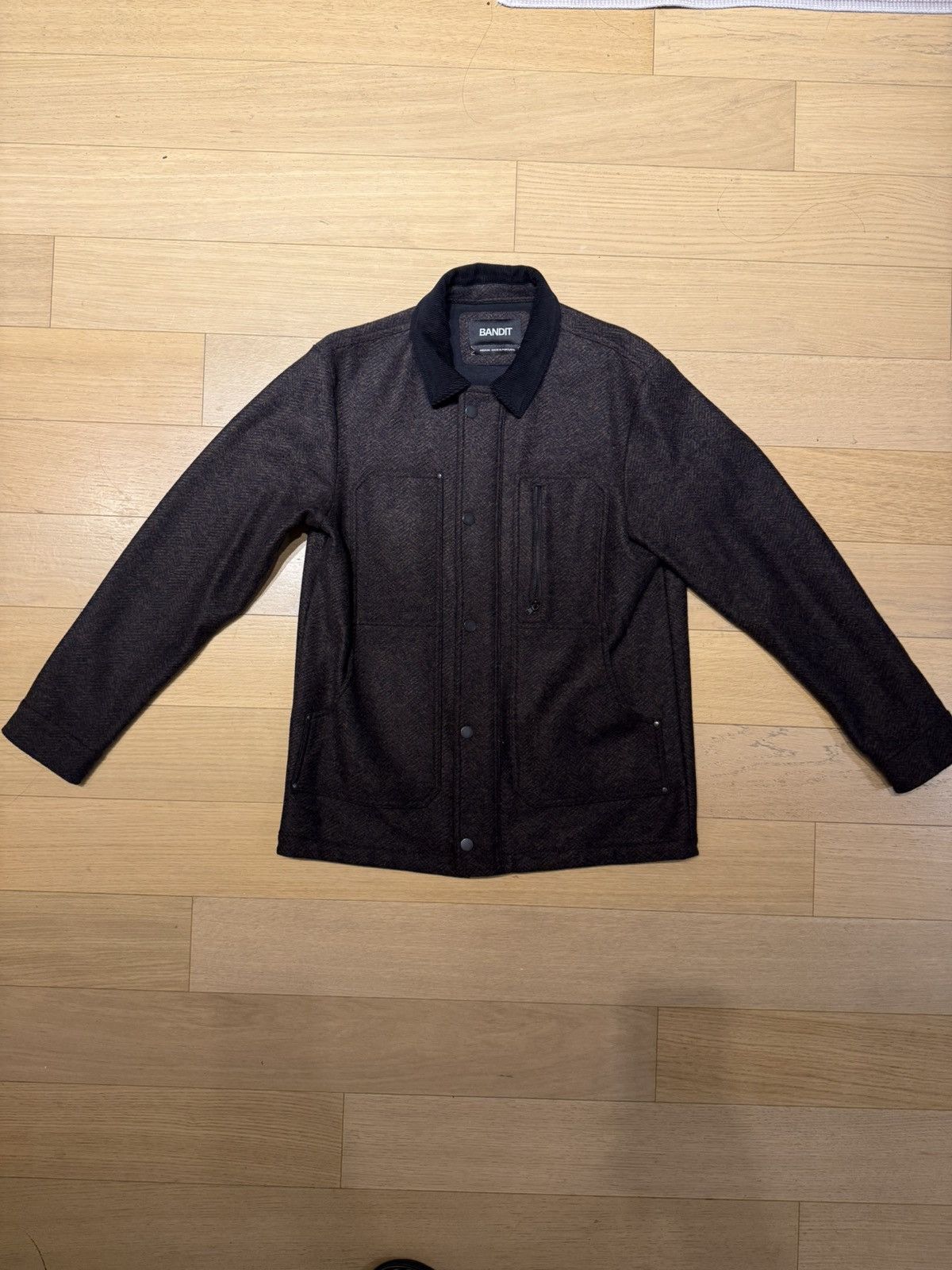 Other Bandit Running THE OFF TRACK HERRINGBONE WOOL JACKET Size US M / EU 48-50 / 2 - 3 Thumbnail