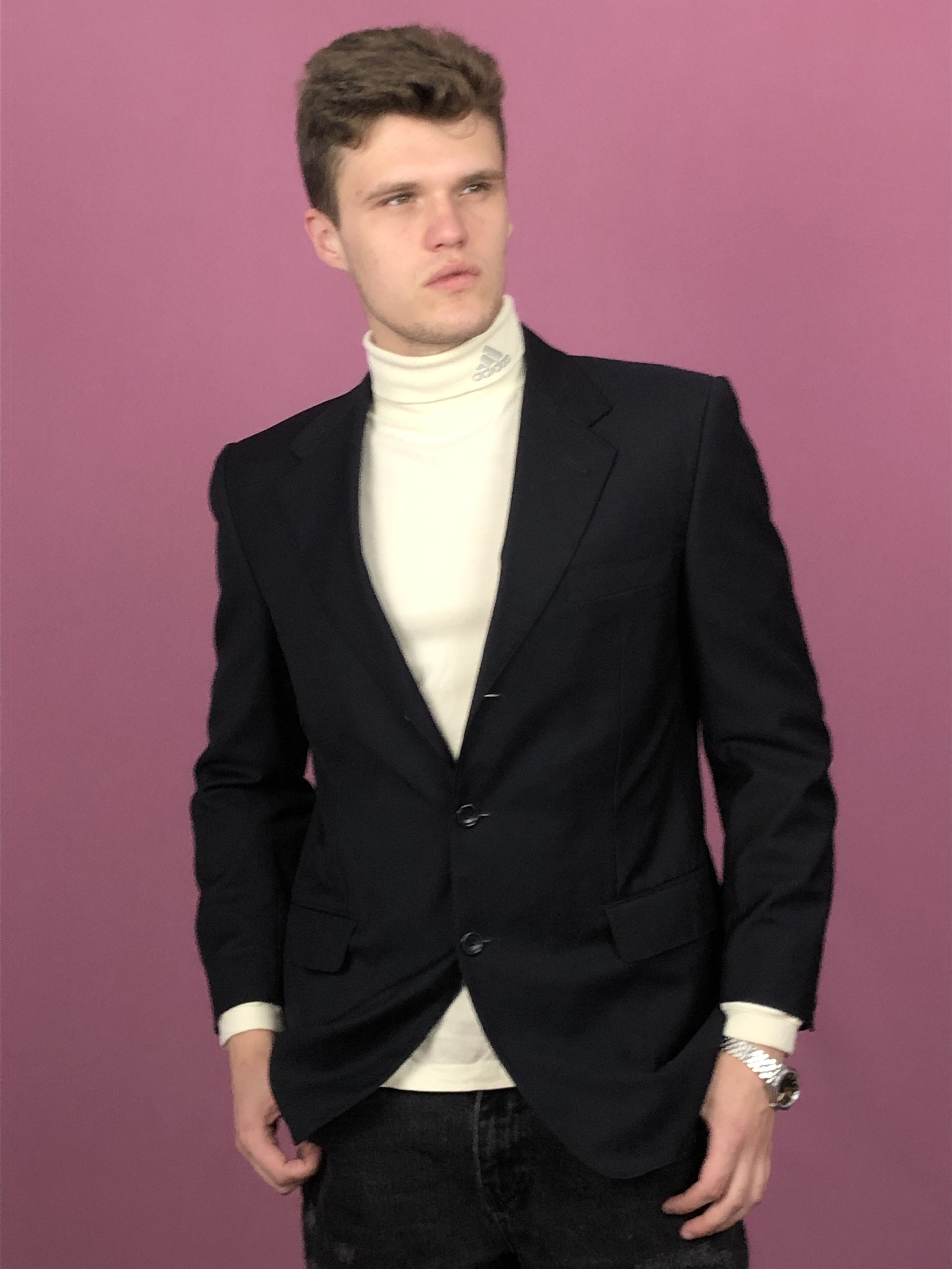 Canali × Loro Piana Canali Vintage Men's Suit Blazer Size 48R - 1 Thumbnail