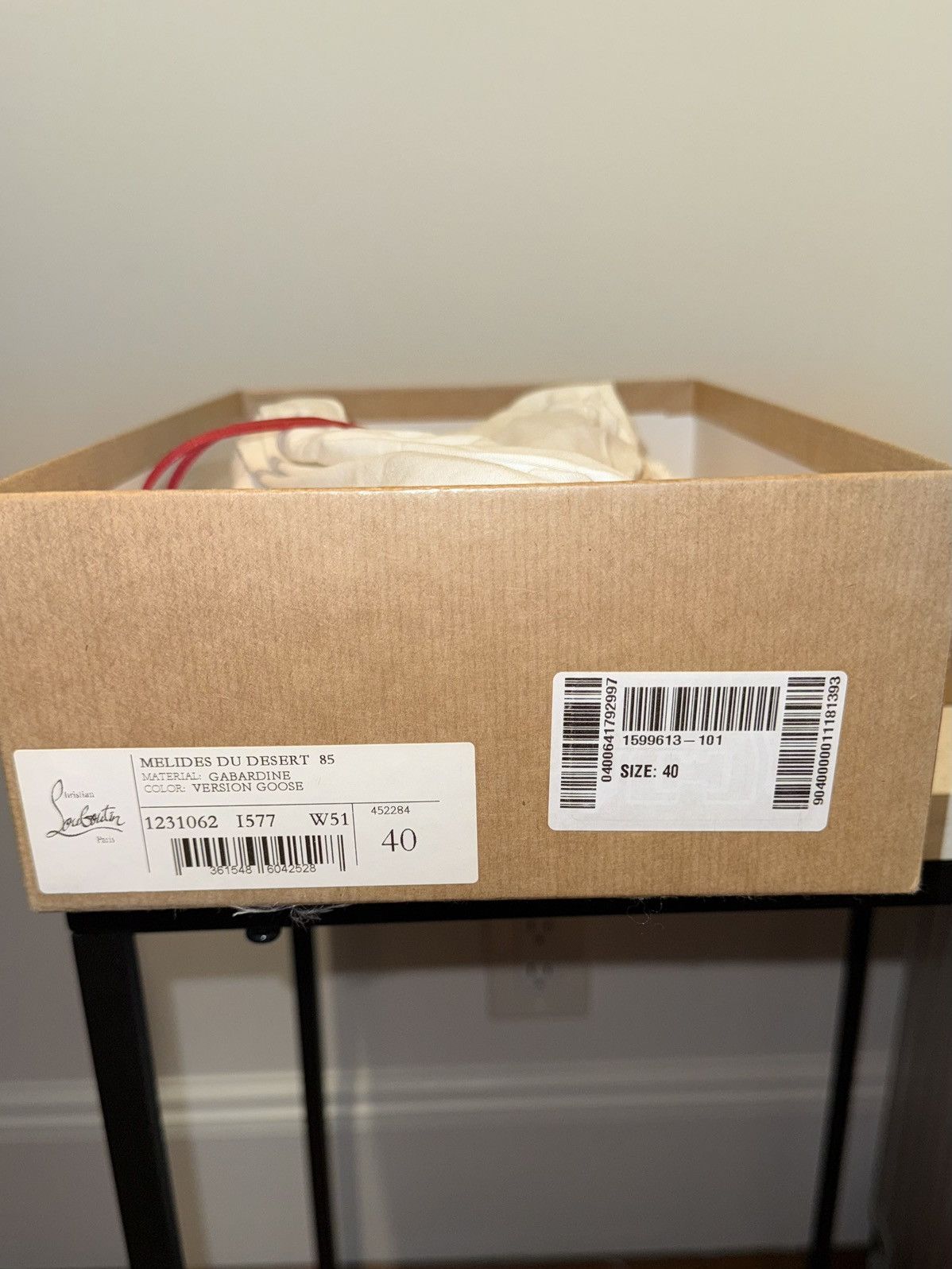 Christian Louboutin New Christian Louboutin wedge heel sandal 40 Size US 10 / IT 40 - 3 Thumbnail