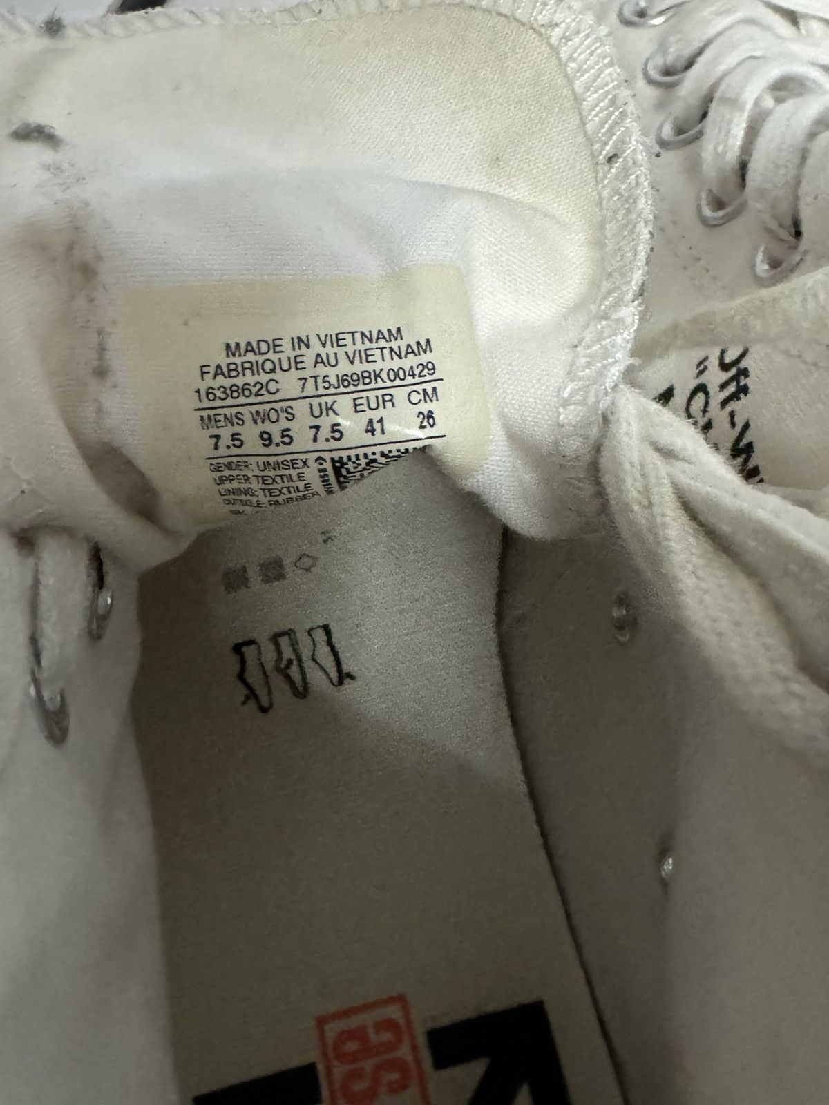 Converse × Off-White Converse chuck taylor all star 70 Hi off white Size US 7.5 / EU 40-41 - 6 Thumbnail