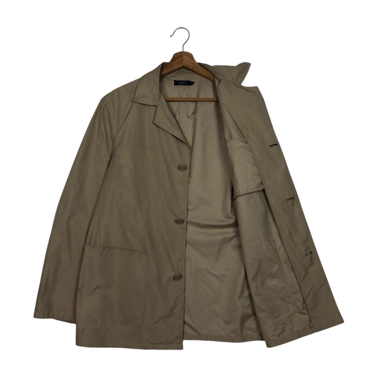 SHIPS 📌Vintage Chore Work Jacket Duck Canvas Ships Issey Miyake Size US L / EU 52-54 / 3 - 12 Thumbnail