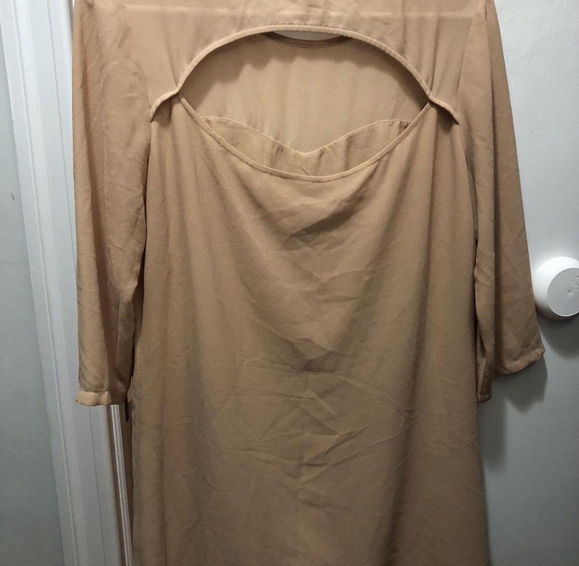 Forever 21 Beige pinkish sheer dress forever 21 Size M / US 6-8 / IT 42-44 - 4 Thumbnail