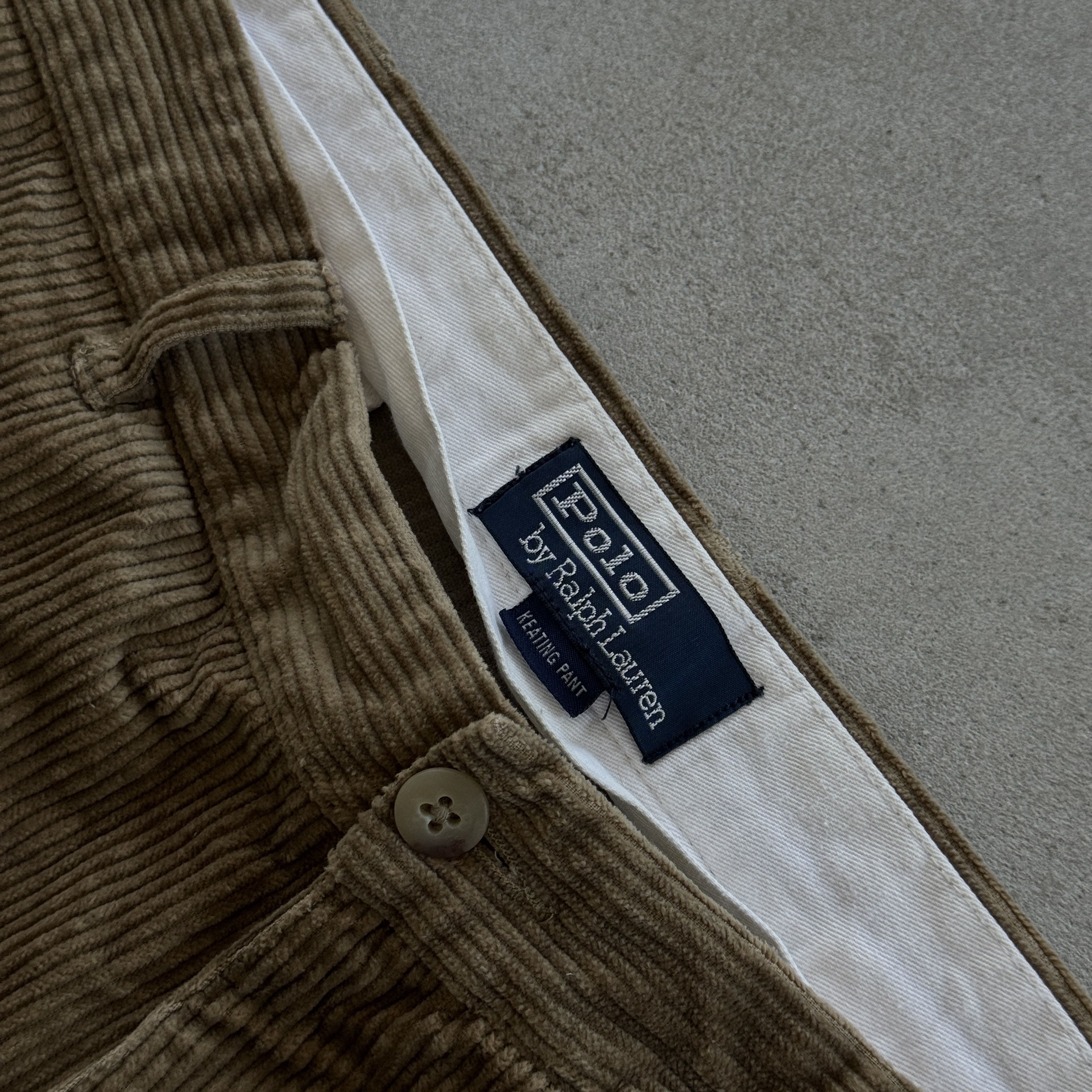 Polo Ralph Lauren Polo Ralph Lauren Keating Corduroy Pants Trousers 36x30 Size US 36 / EU 52 - 6 Thumbnail