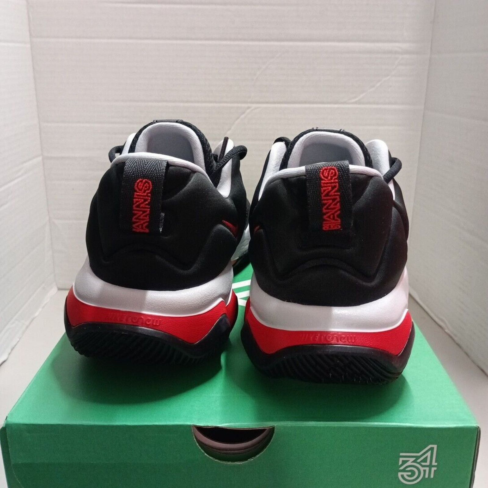 Nike Nike Giannis Immortality 3 Men's 11.5 Black University Red Size US 11.5 / EU 44-45 - 3 Thumbnail