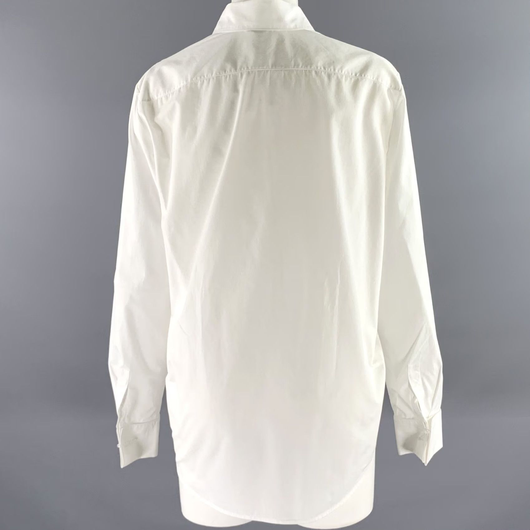 The Row THE ROW White Cotton Dress Shirt Size 12 Size XL / US 12-14 / IT 48-50 - 4 Thumbnail