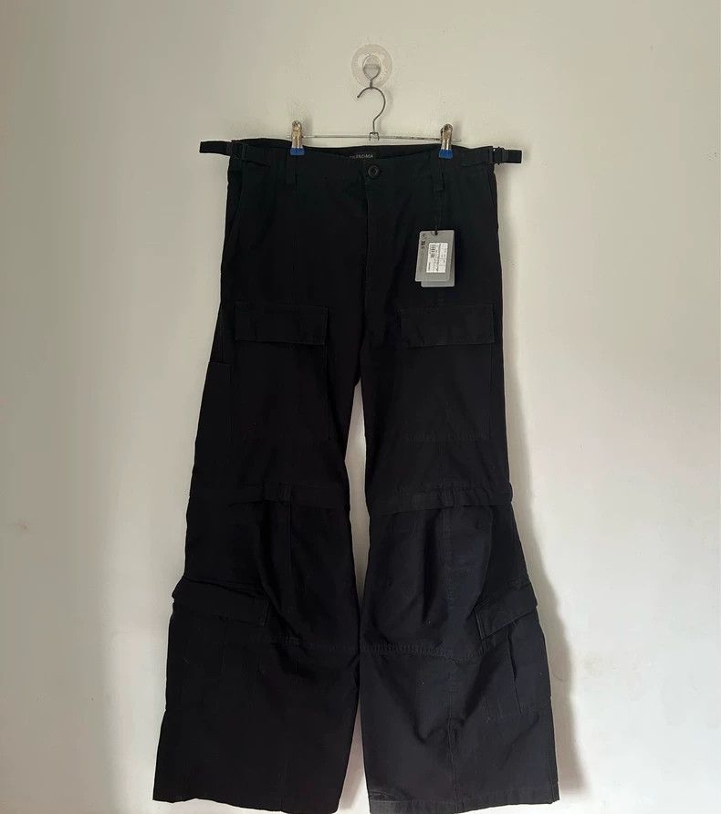 Balenciaga size M Flared Cargo Flared Overalls