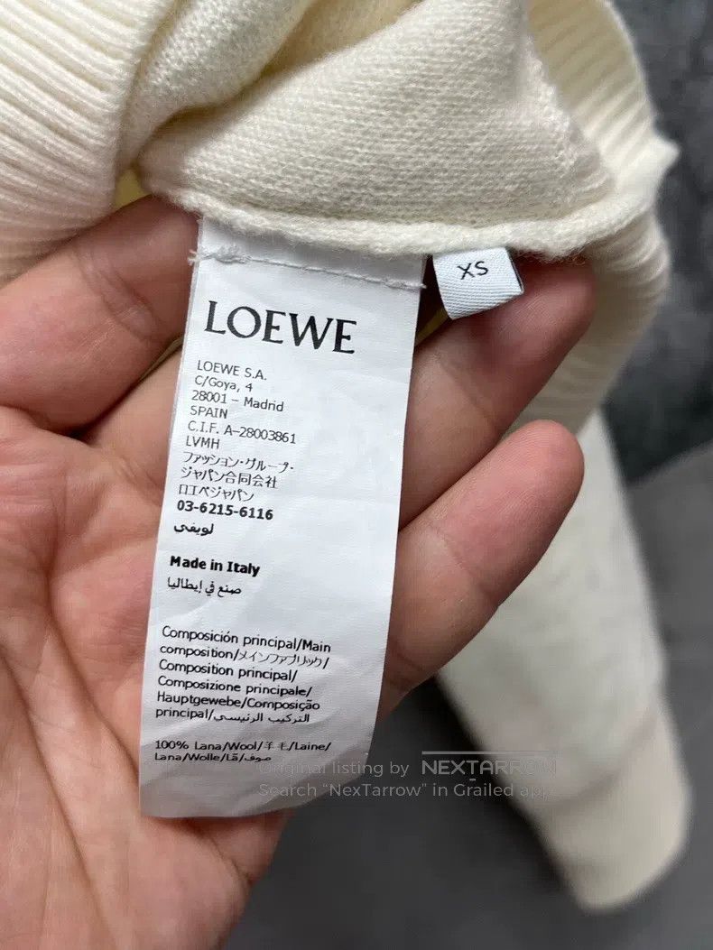 Loewe Loewe Embroidered wool knitwear Size XS / US 0-2 / IT 36-38 - 5 Thumbnail