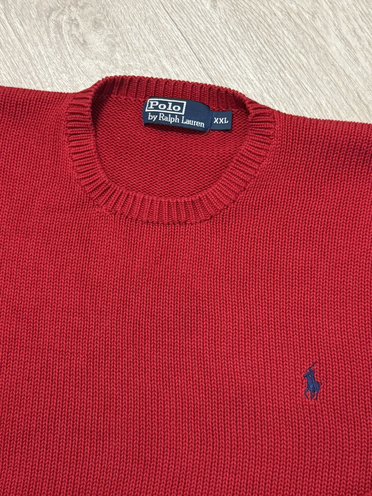 Polo Ralph Lauren 🔷Vintage Polo Ralph Lauren Knitted Sweater 90s🔷 Size US XXL / EU 58 / 5 - 2 Thumbnail