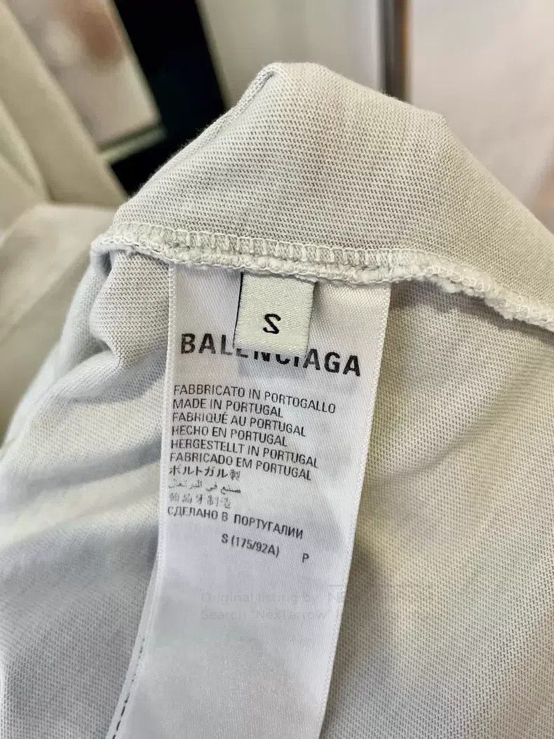 Balenciaga Balenciaga Letter logo print round neck loose short-sleeve Size US S / EU 44-46 / 1 - 4 Thumbnail