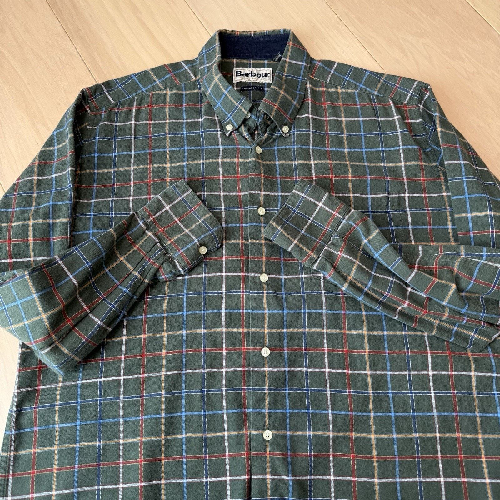 Barbour Barbour Shirt Large Green Plaid Casual Button Up New York Size US L / EU 52-54 / 3 - 5 Thumbnail