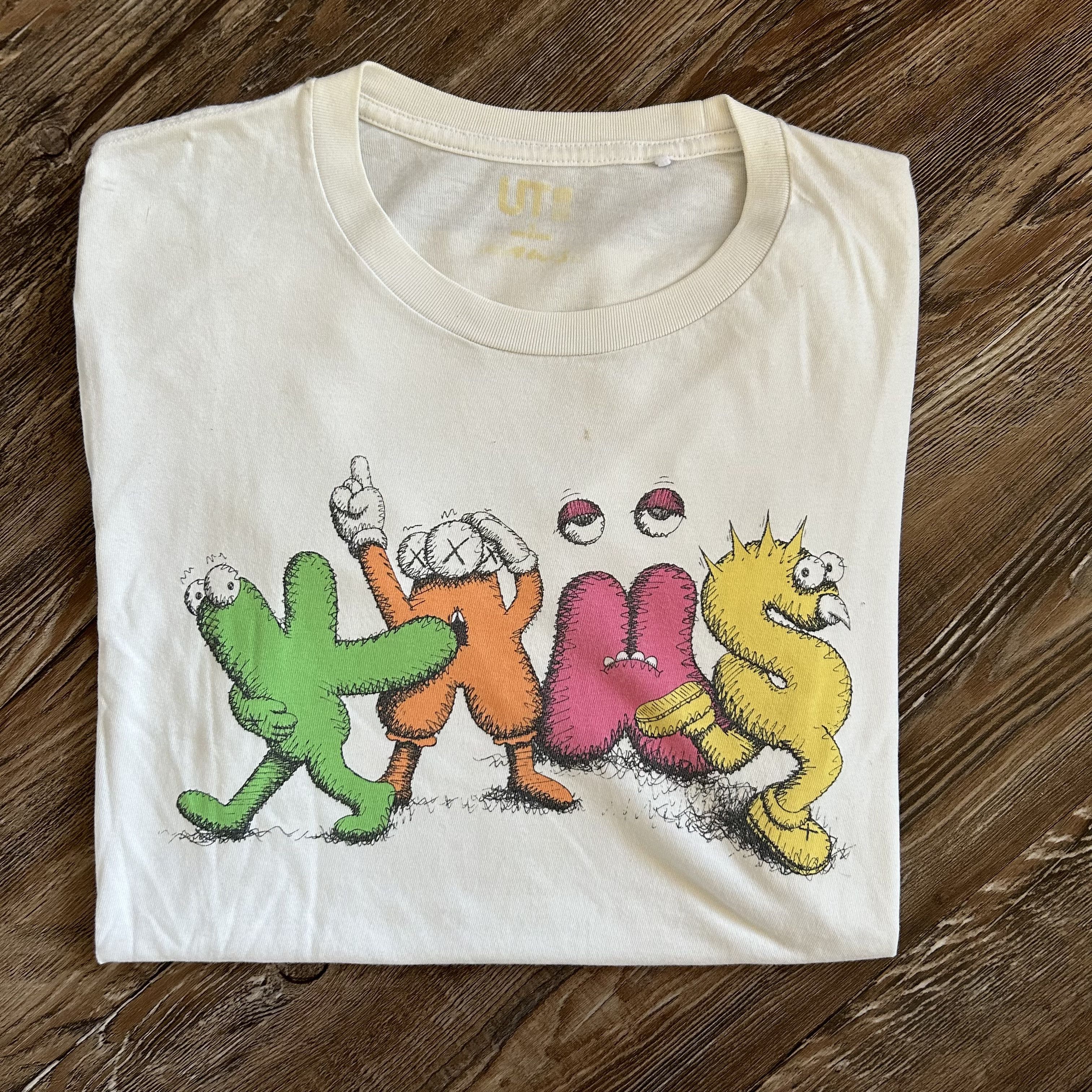 Kaws × Uniqlo Kaws Classic Logo Tee Size US M / EU 48-50 / 2 - 1 Thumbnail