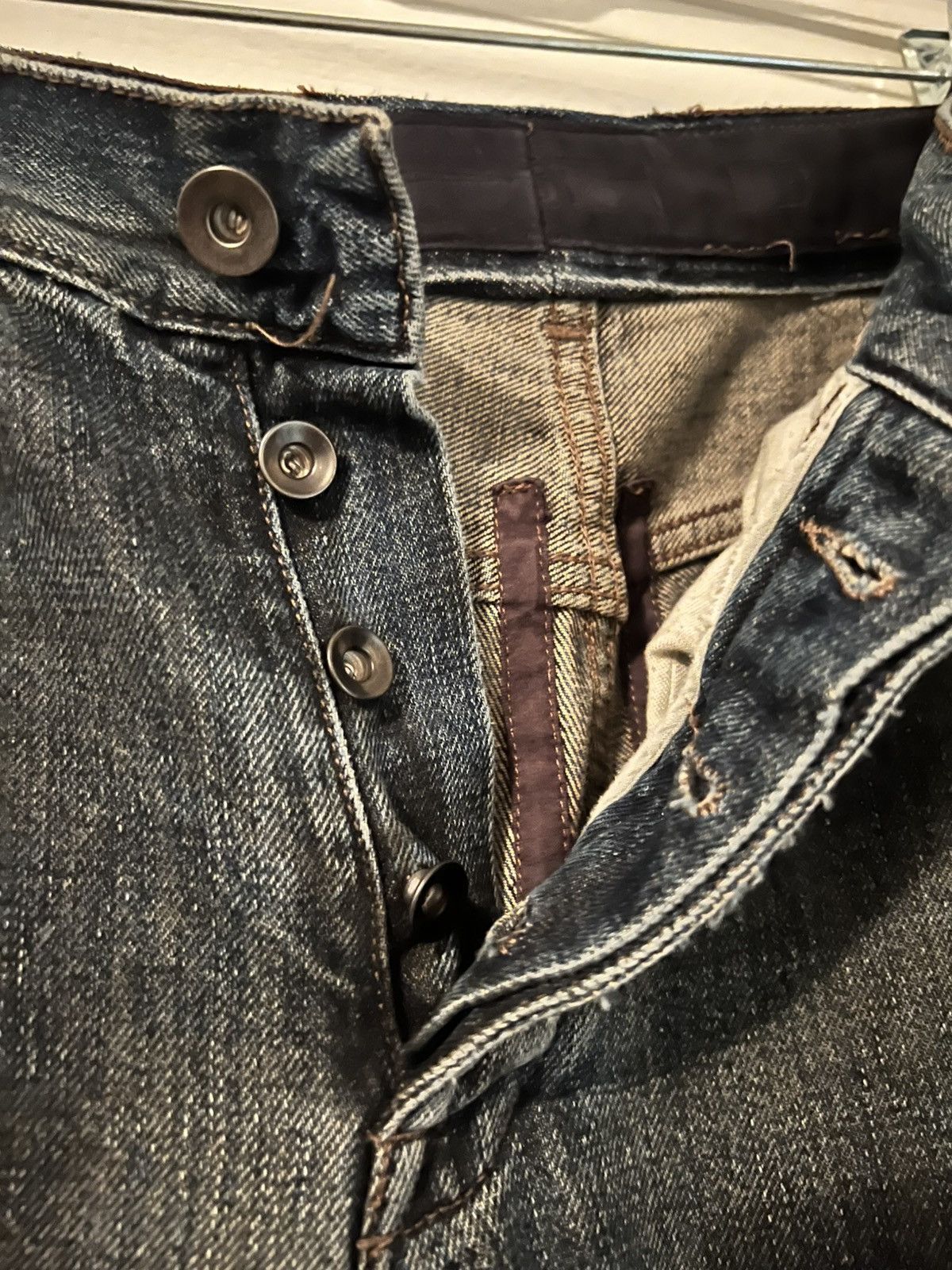 Rick Owens RICK DENIM FRAYED HEM Size US 32 / EU 48 - 3 Thumbnail