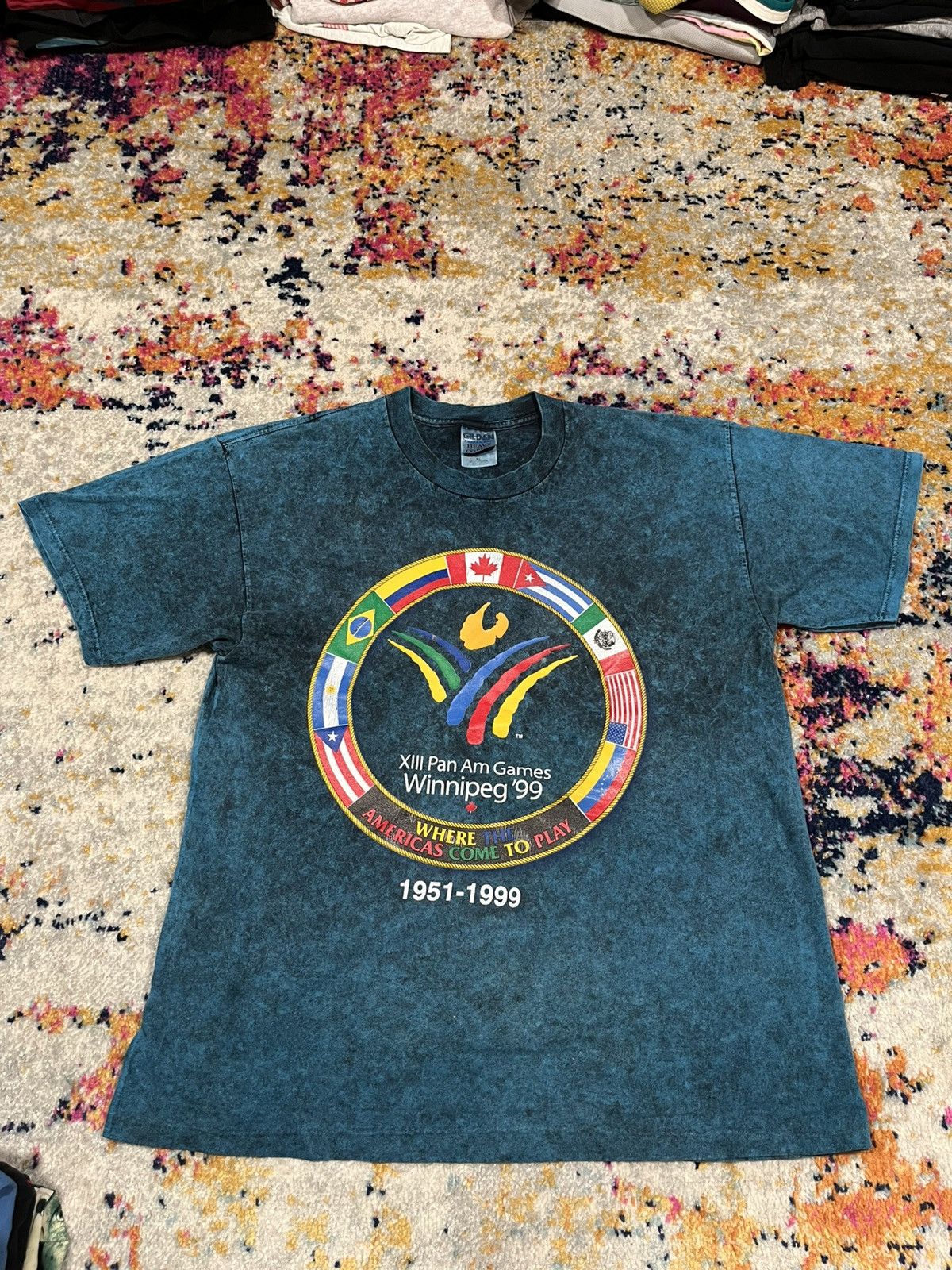 Vintage Vintage Pan Am Games Shirt XL Size US XL / EU 56 / 4 - 2 Thumbnail