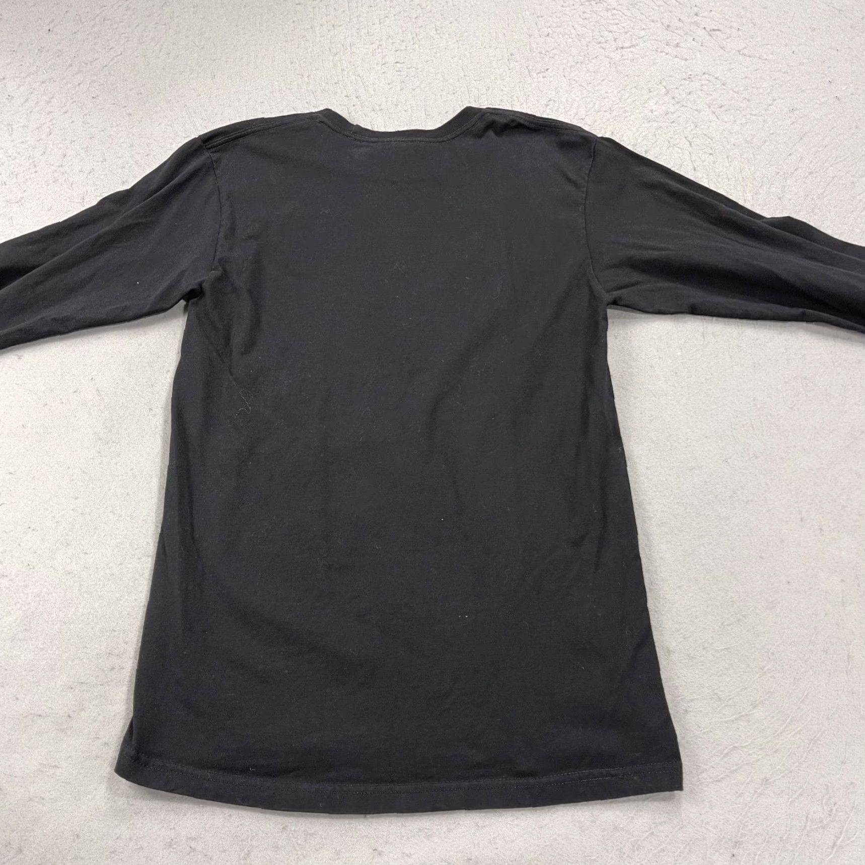 Vintage Stussy Shirt Mens S Black Cotton Graphic Tee Long Sleeve 100% Cotton Logo Crew Neck Vintage No Size US S / EU 44-46 / 1 - 5 Thumbnail