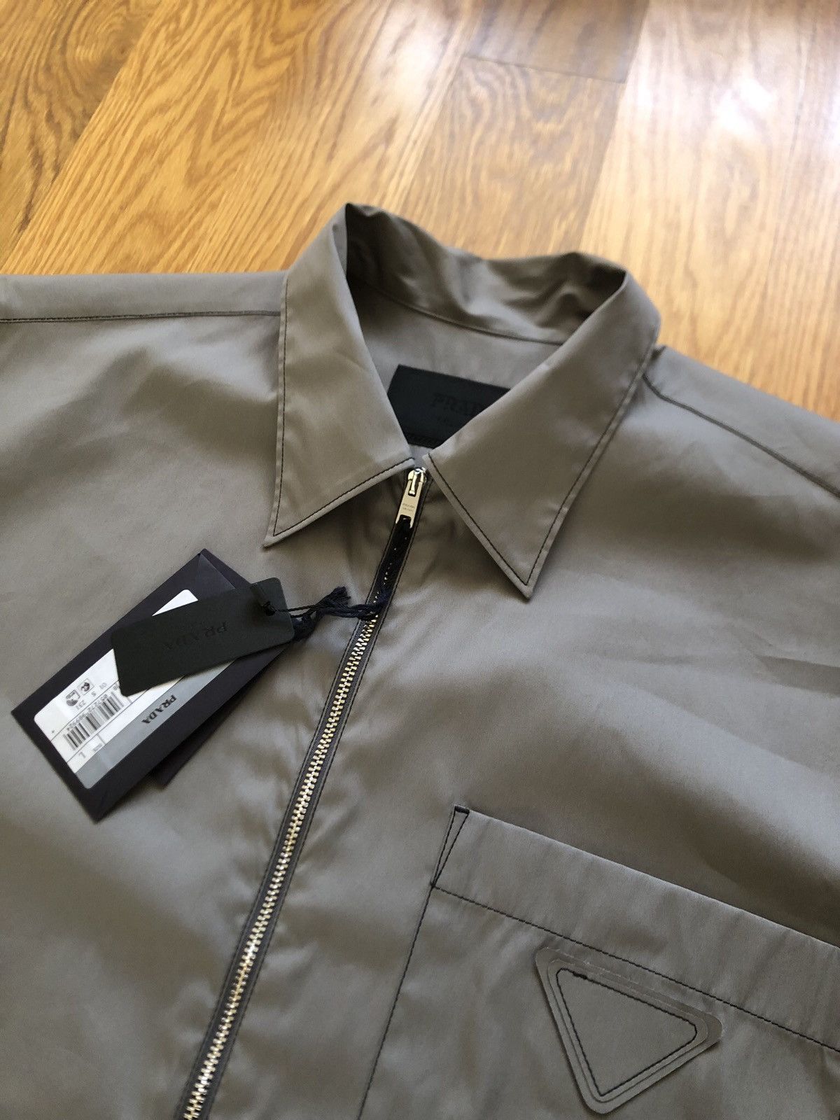 Prada Prada Zip Light Overshirt Jacket Size US L / EU 52-54 / 3 - 4 Thumbnail