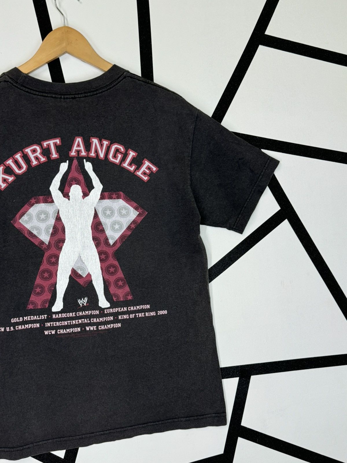 Vintage VINTAGE 2002 KURT ANGLE YOU SUCK OH, ITS TRUE FADED T-SHIRT Size US M / EU 48-50 / 2 - 8 Thumbnail