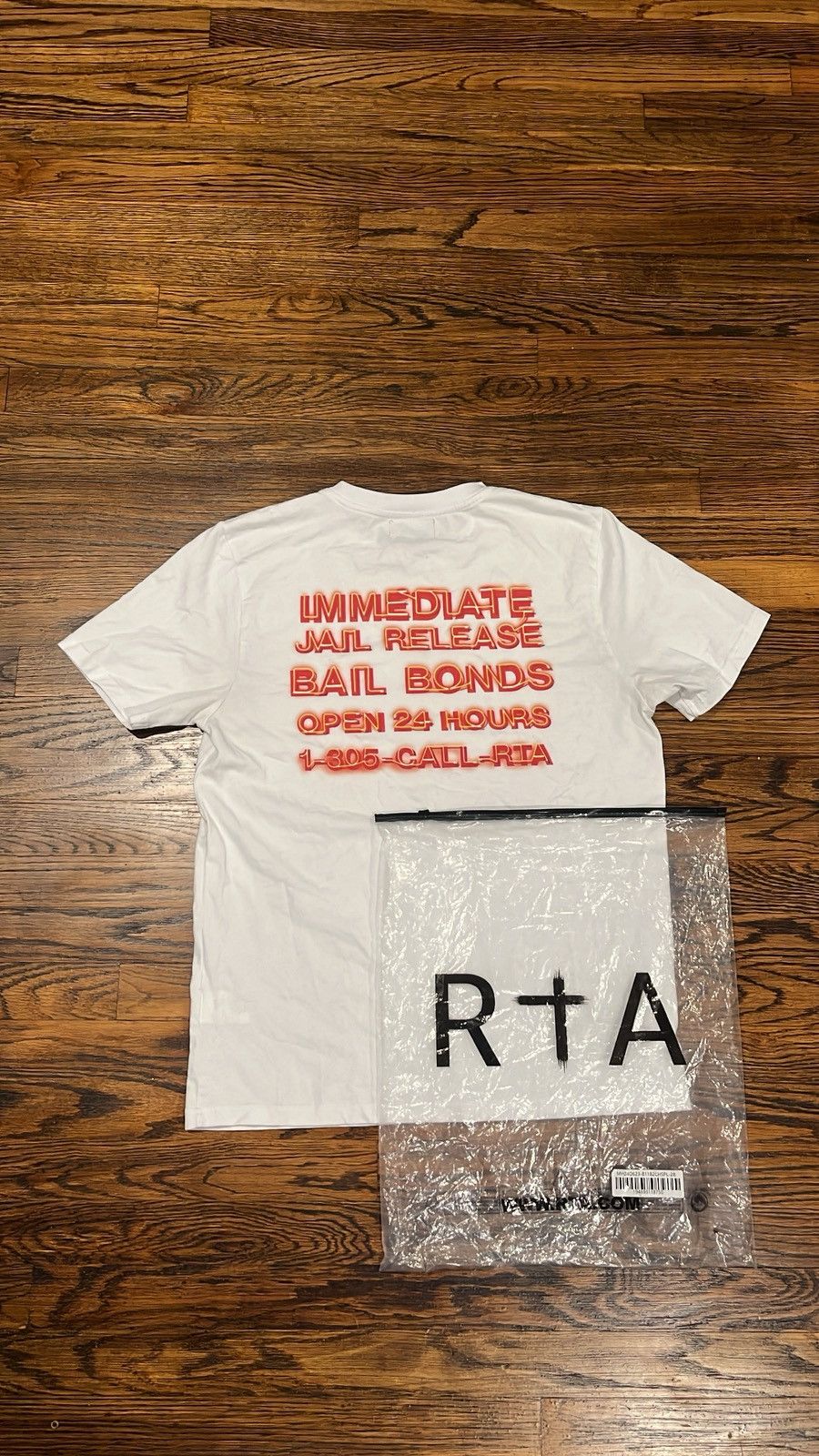 Rta RTA LIAM SHORT SLEEVE TEE | BLACK BAIL BONDS Size US S / EU 44-46 / 1 - 2 Thumbnail