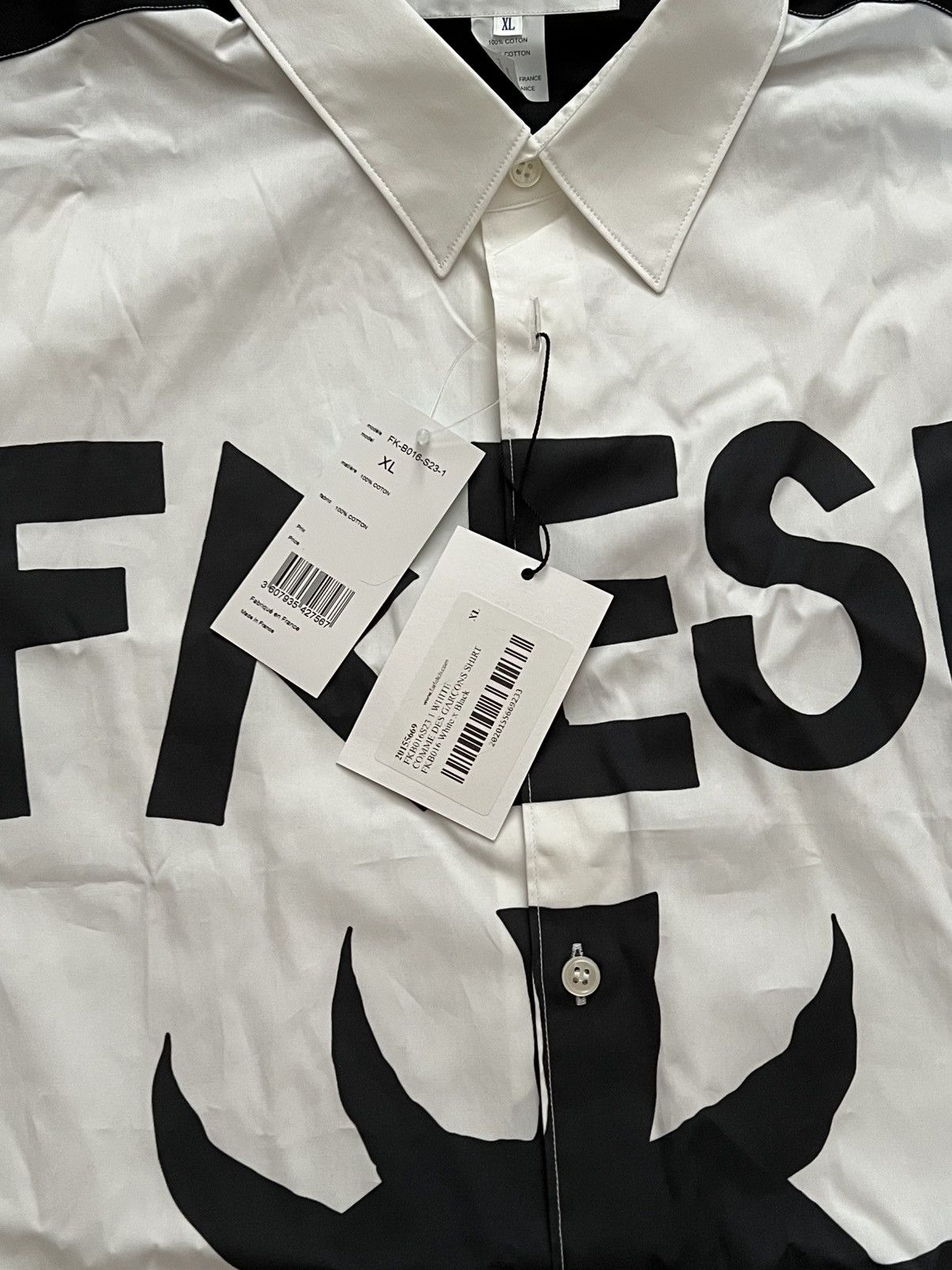 Comme des Garcons SHIRT Comme des Garcons Shirt Strawberry made in France Size US XL / EU 56 / 4 - 4 Thumbnail