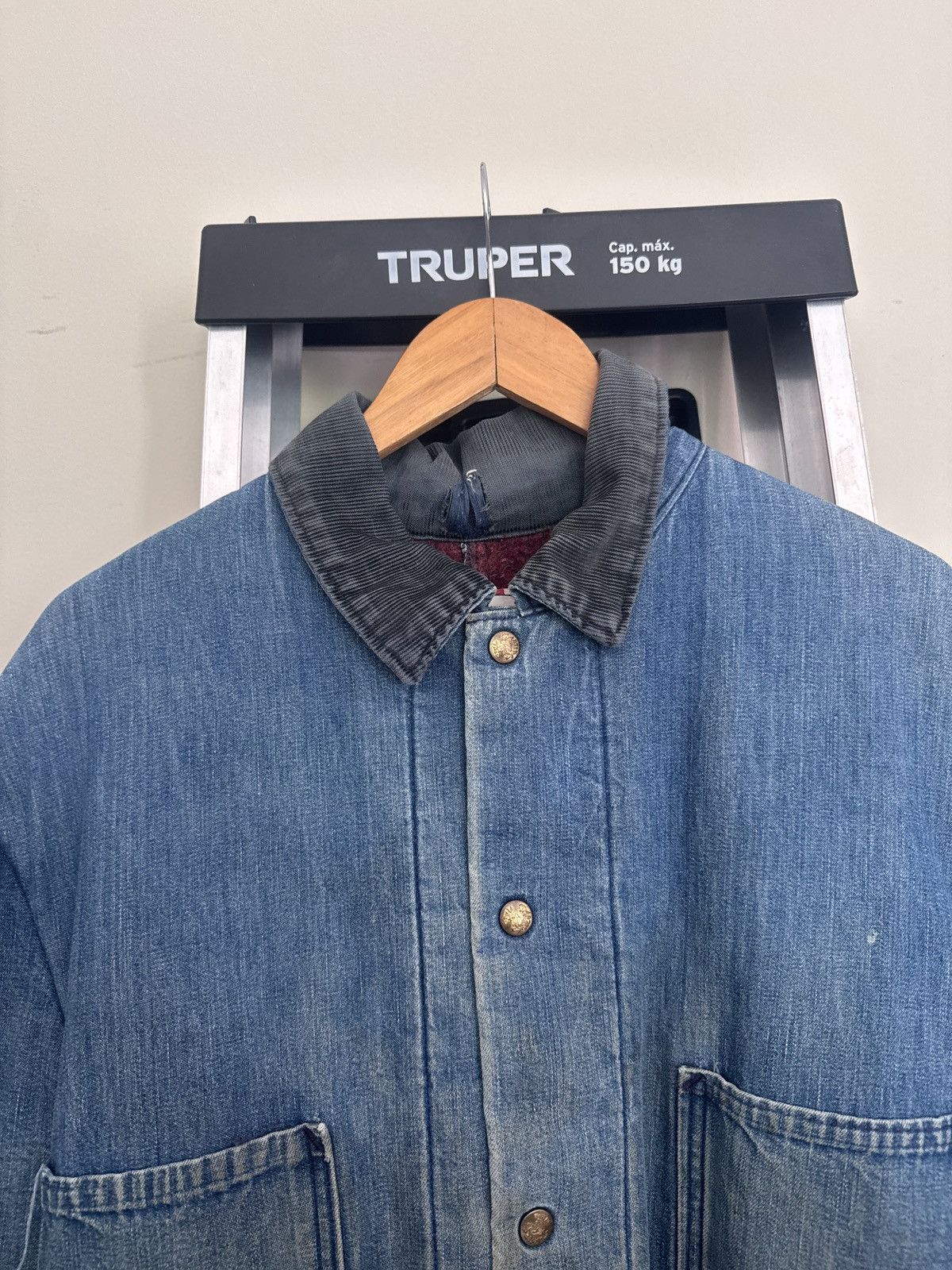 Carter's Vintage 60s Carter’s Chore Denim Jacket Size US L / EU 52-54 / 3 - 6 Thumbnail