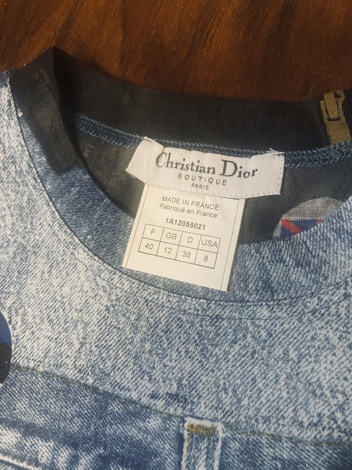 Dior Christian Dior Diorella Trompe tee t shirt Size M / US 6-8 / IT 42-44 - 6 Thumbnail