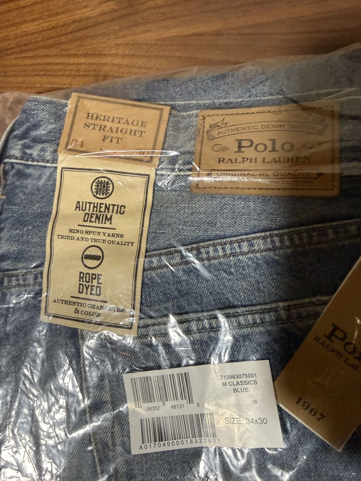 Polo Ralph Lauren Polo Ralph Lauren Heritage Straight Distressed Jean 34 x 30 Size US 34 / EU 50 - 9 Thumbnail