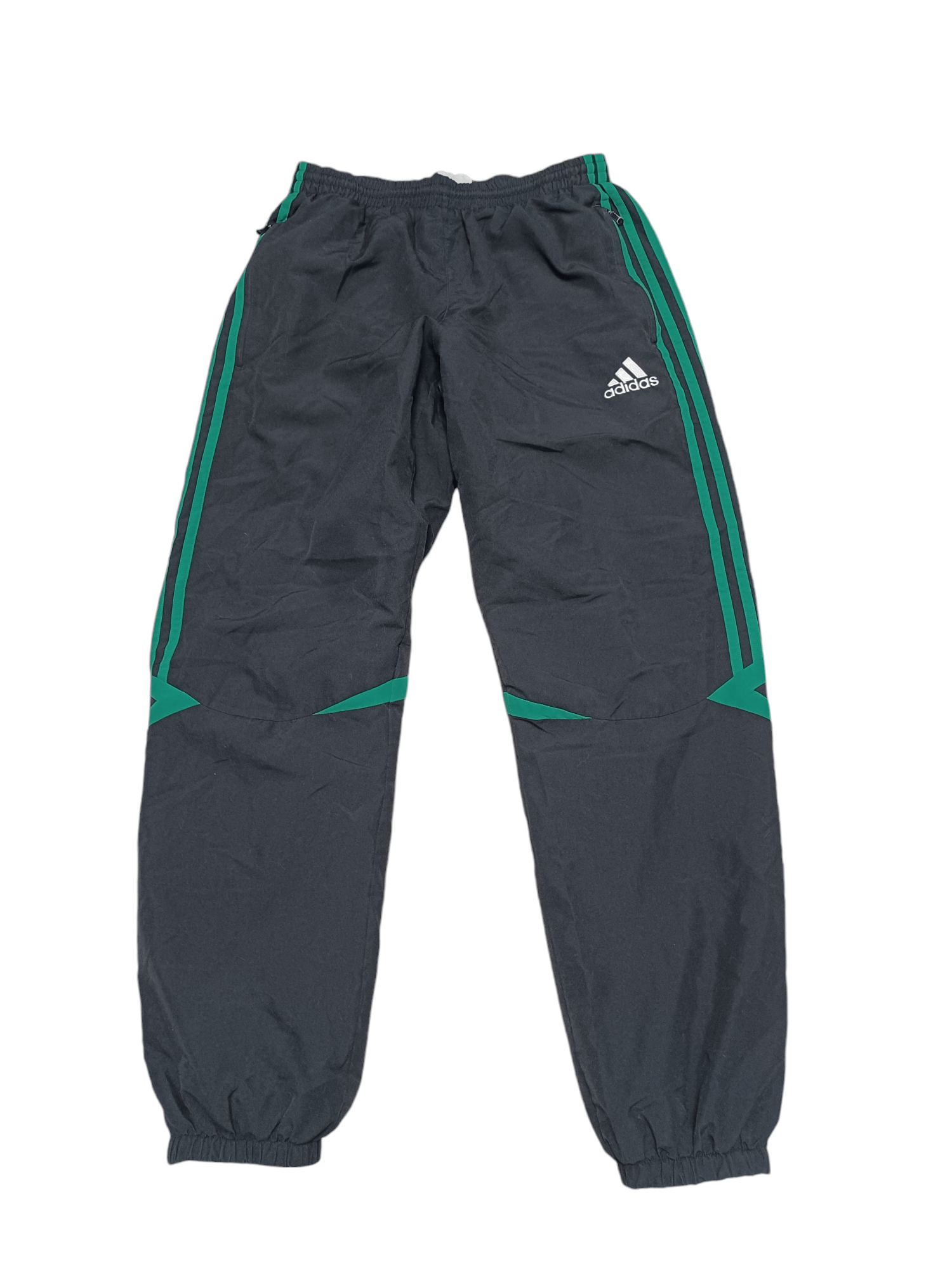 Adidas ADIDAS VINTAGE 2008 NYLON DRILL SWEATPANTS SOCCER Size US 32 / EU 48 - 1 Thumbnail