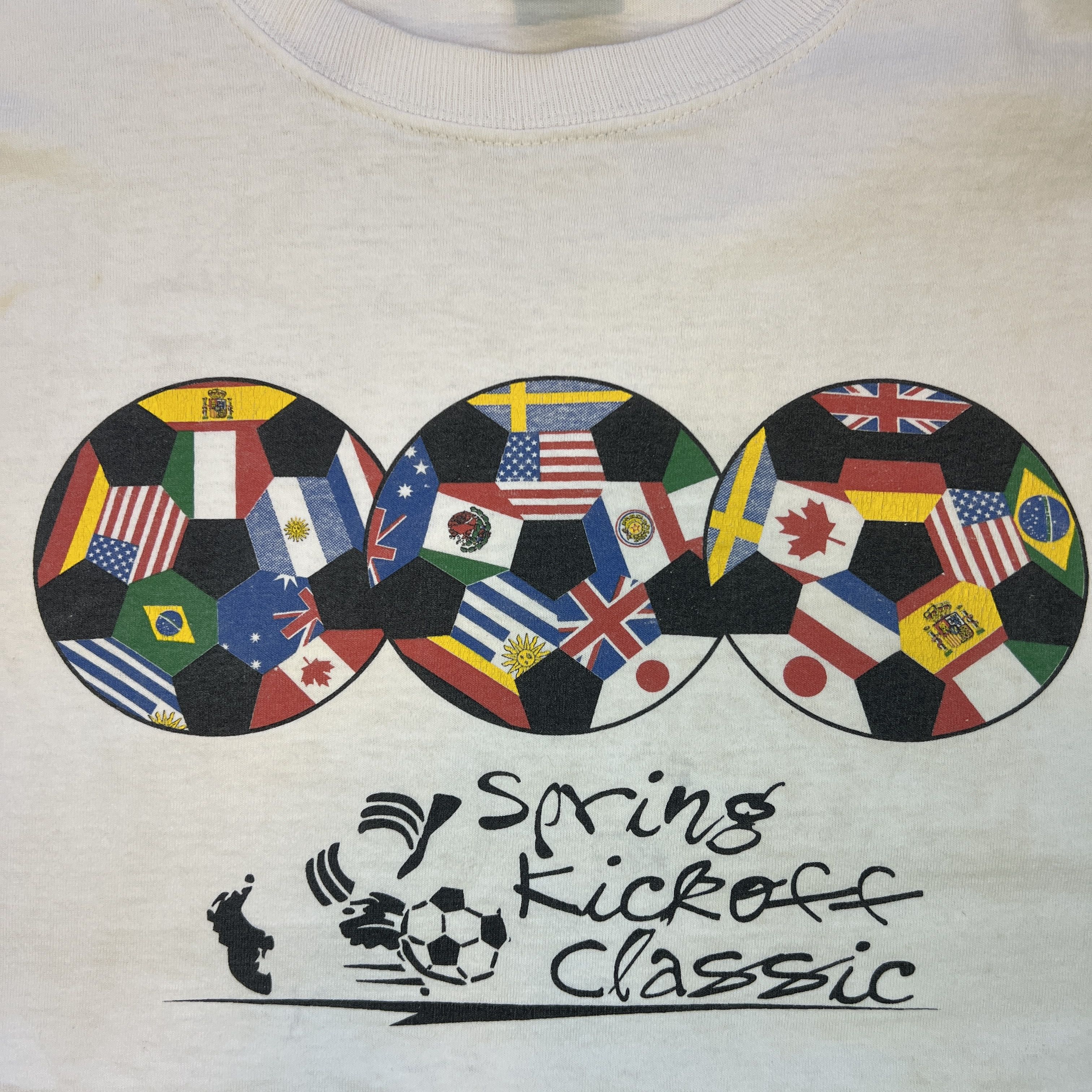 Fruit Of The Loom Vintage USA Soccer Spring Invitational T-Shirt Size US L / EU 52-54 / 3 - 5 Thumbnail