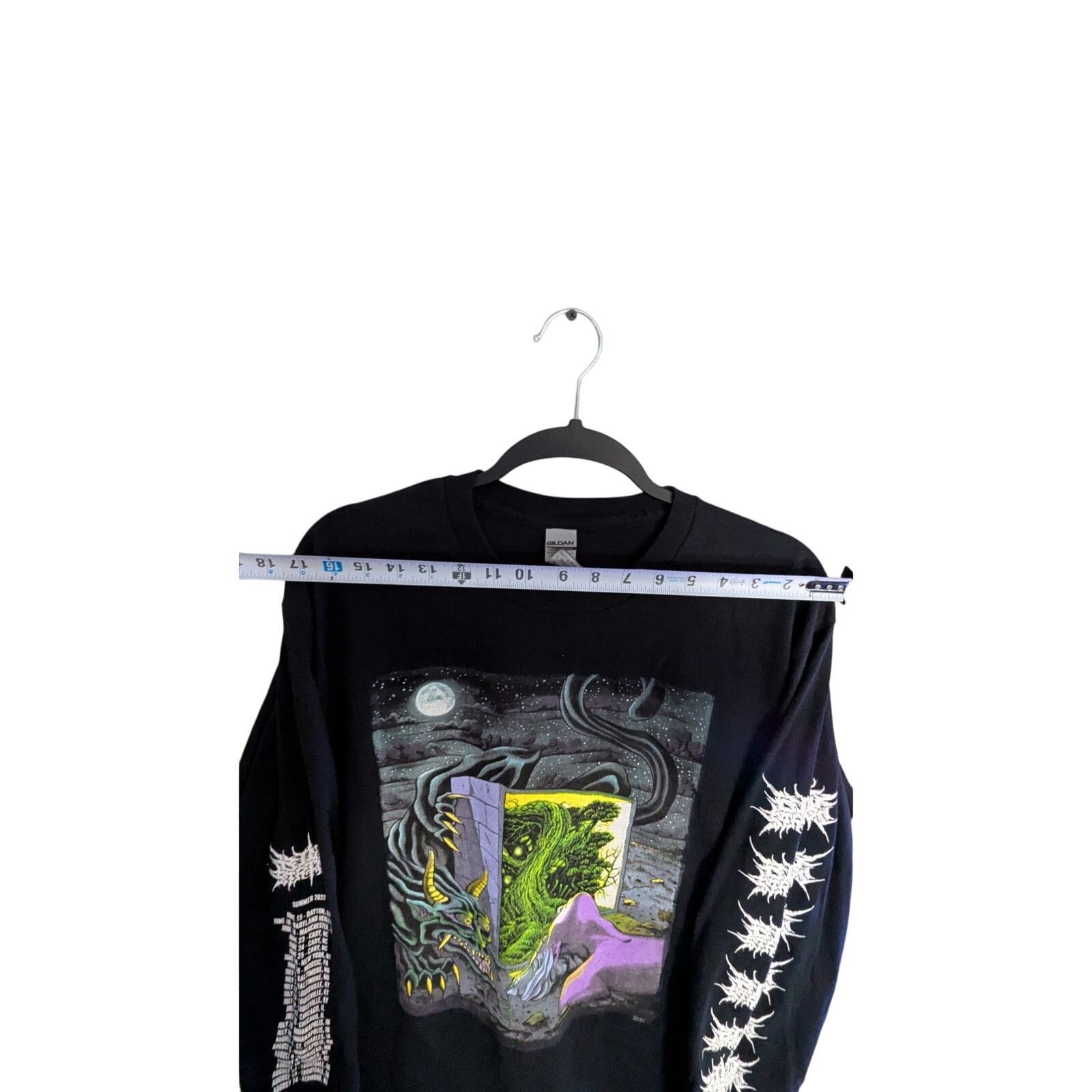 Band Tees × Gildan Billy Strings 2022 Tour shirt "Metal Logo" Long Sleeve L Size US L / EU 52-54 / 3 - 3 Thumbnail