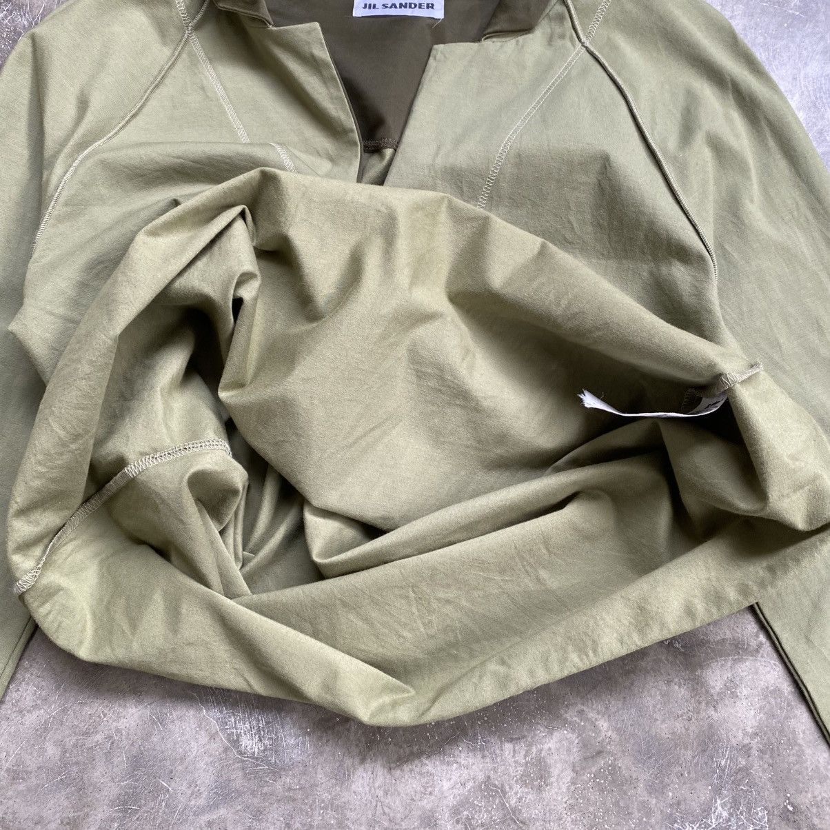 Jil Sander Jil Sander Green Sage Blueses Long Sleeve Womens Size M / US 6-8 / IT 42-44 - 7 Thumbnail